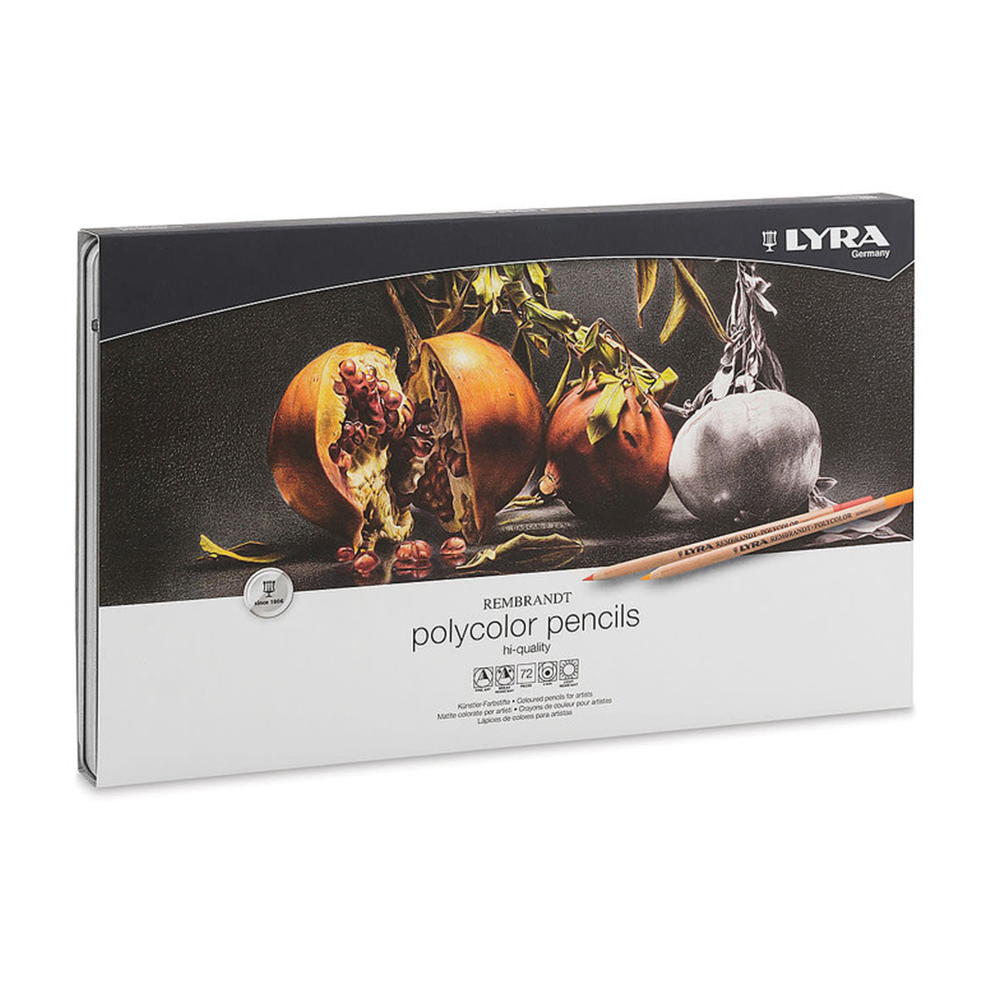 Professional Oil-Based Colored Pencil Set, 72 Pieces