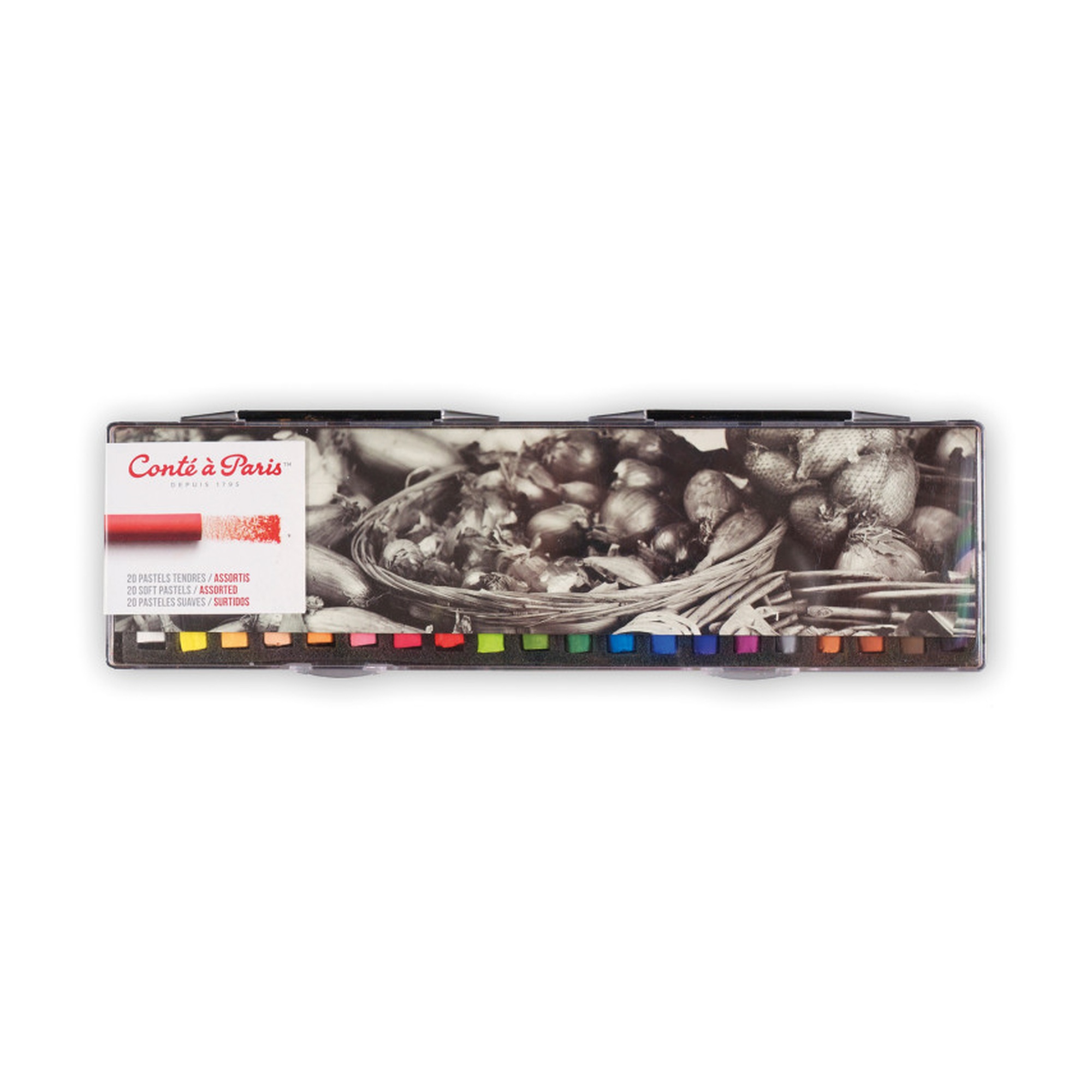 Assorted Soft Pastels, 20-Count Set