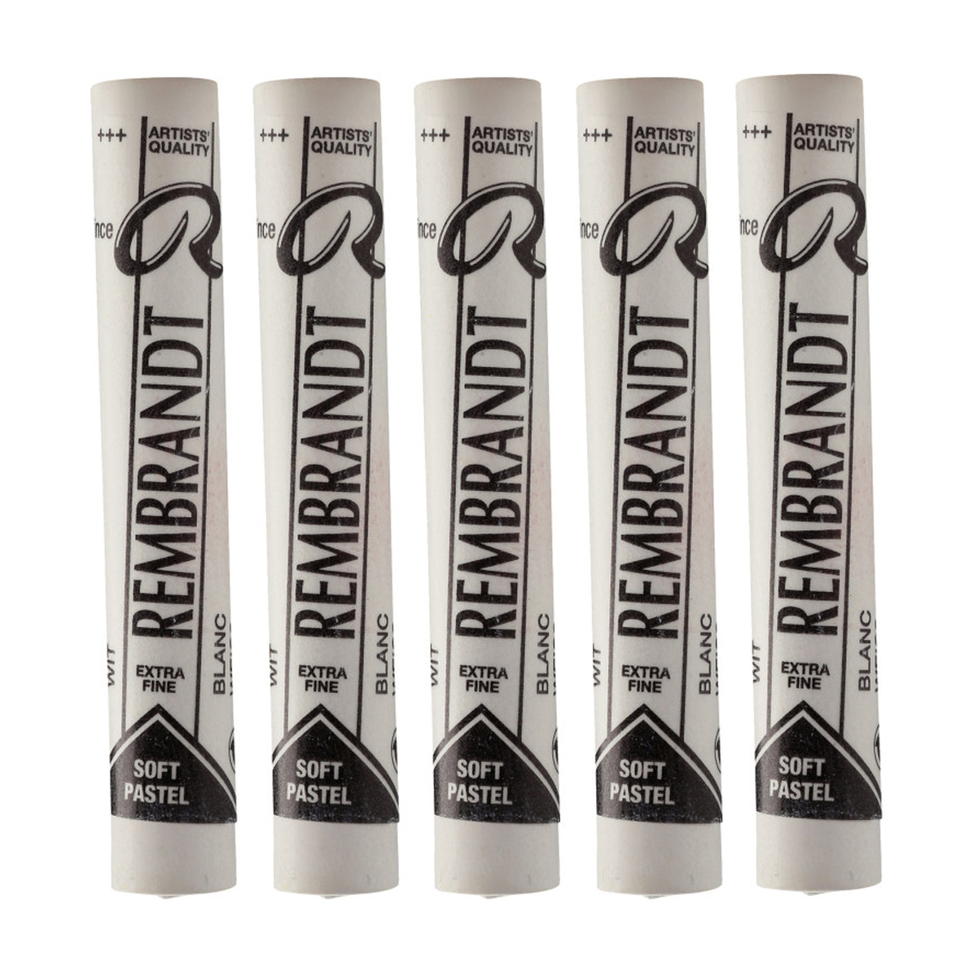 White Soft Pastel Set, 5 Full Sticks