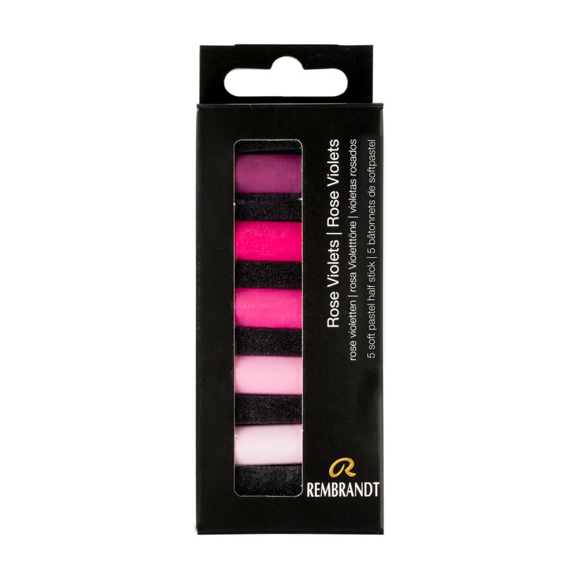 Rose Violet Soft Pastel Half-Stick Set, 5 Count