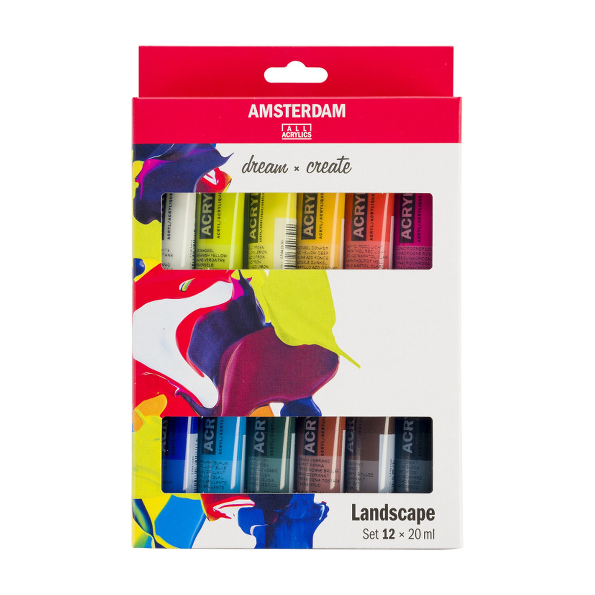 Standard Acrylic Landscape Paint Set, 12 x 20 mL