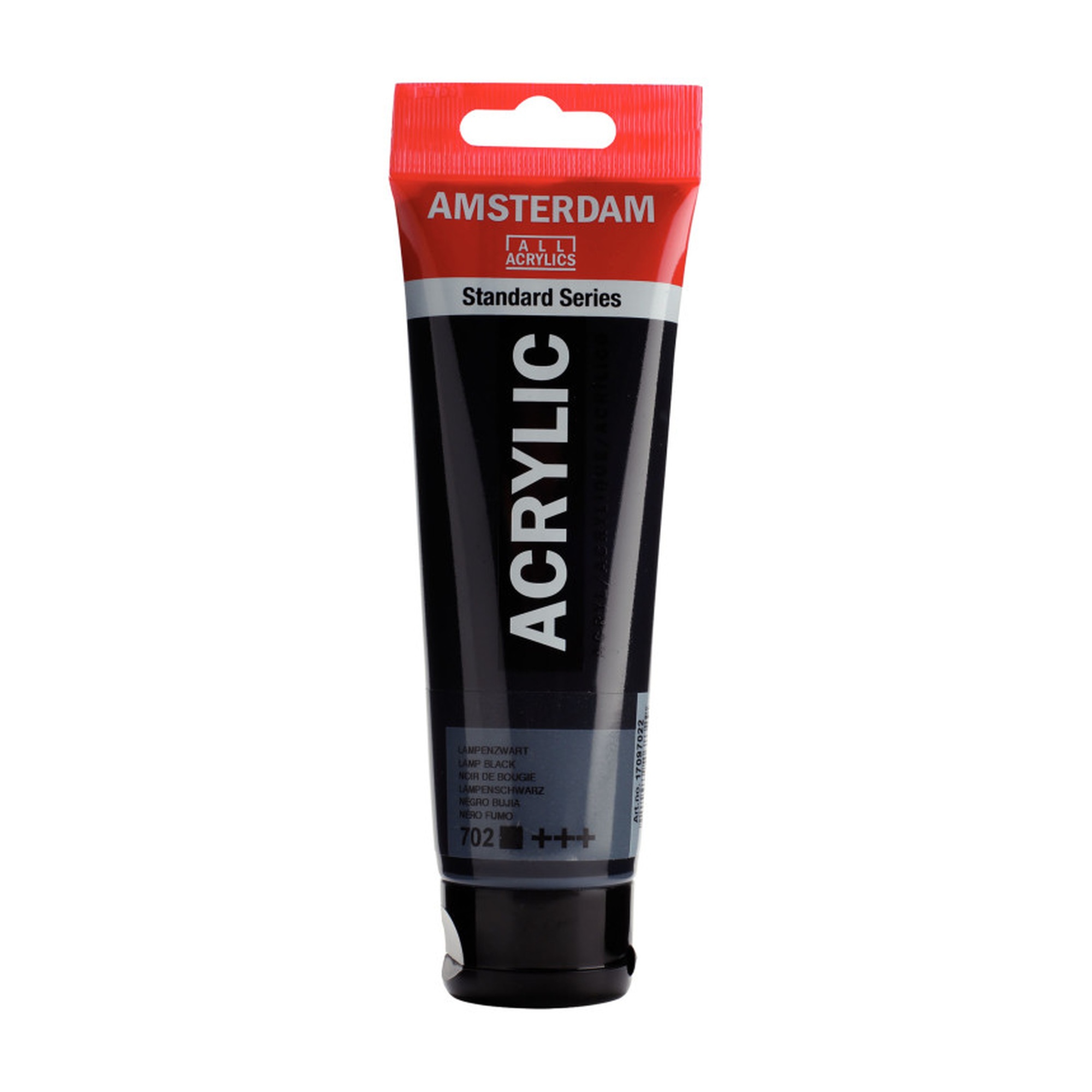 Lamp Black 702 Standard Acrylic Paint, 120 mL