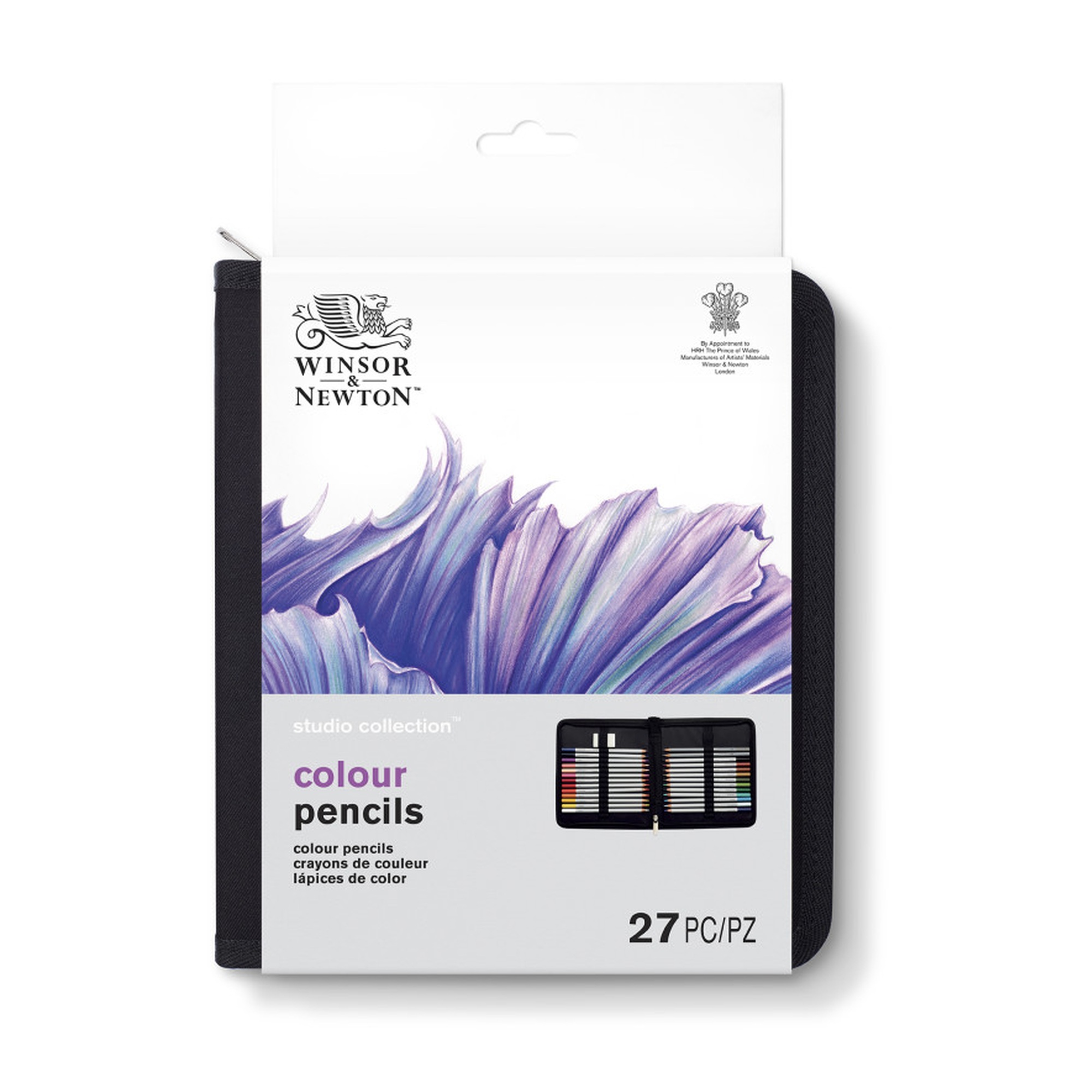 27-Piece Colored Pencil Wallet Set