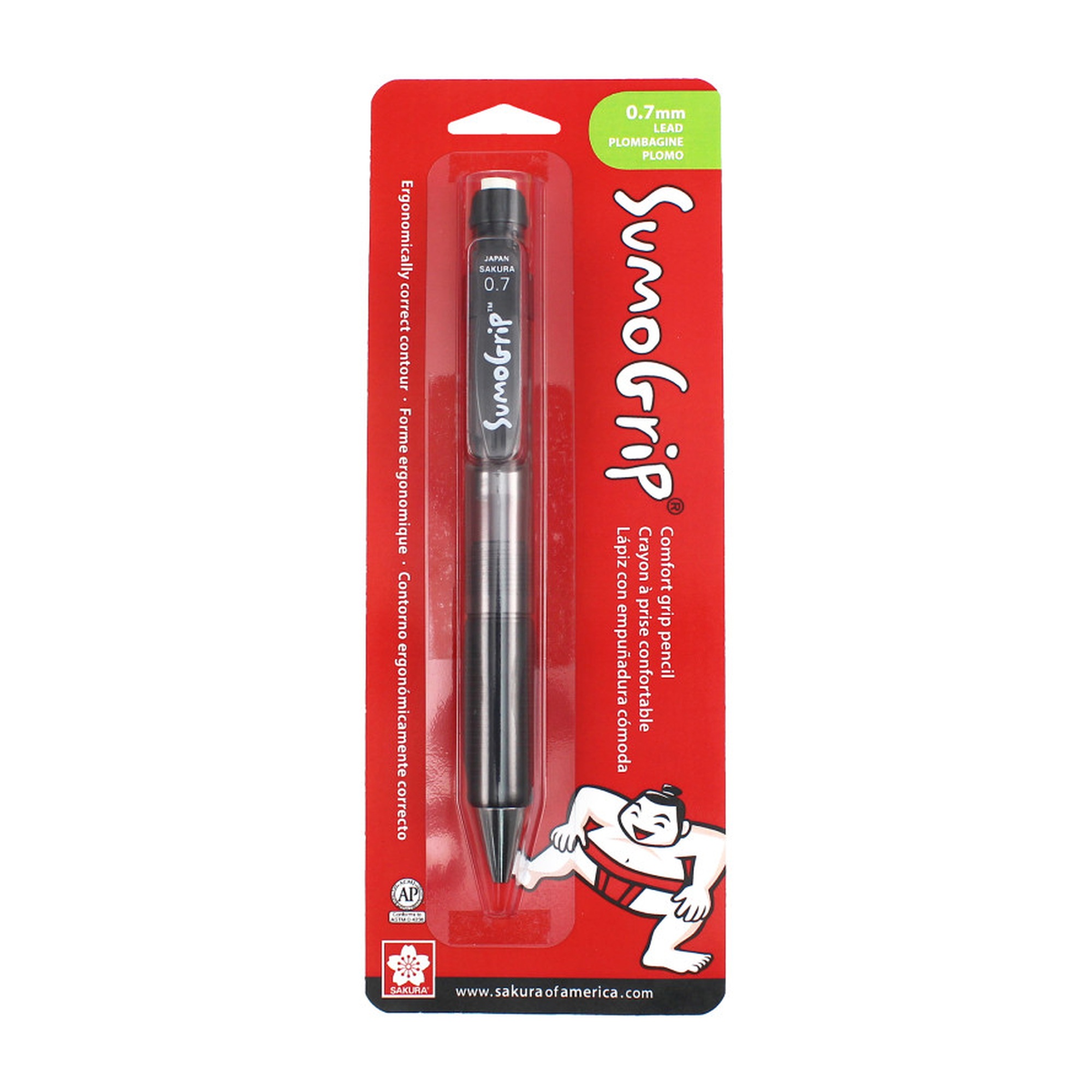 SumoGrip 0.7 mm Gray Mechanical Pencil
