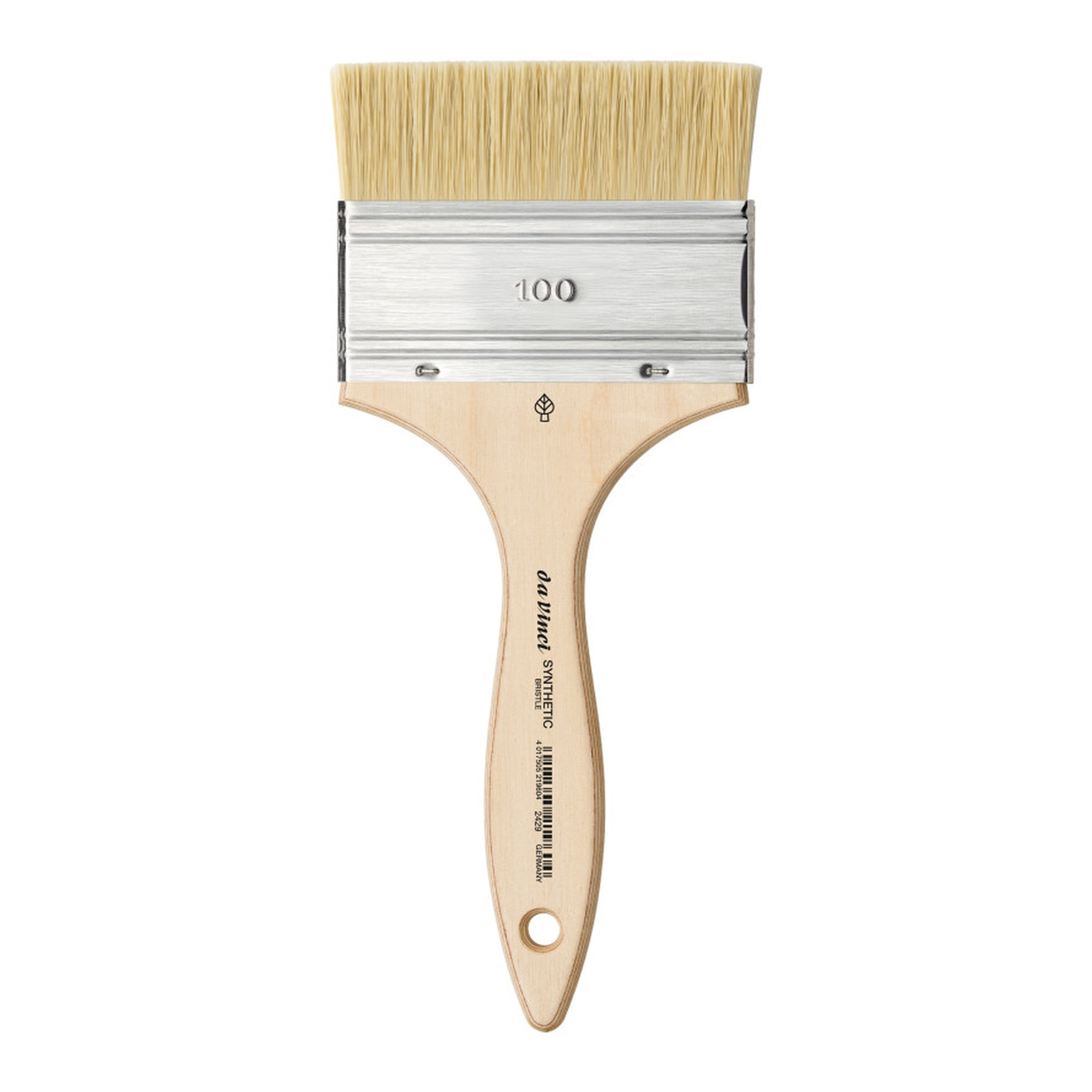 Synthetic Bristle Flat Mottler Brush for Acrylic and Oil, Size 100