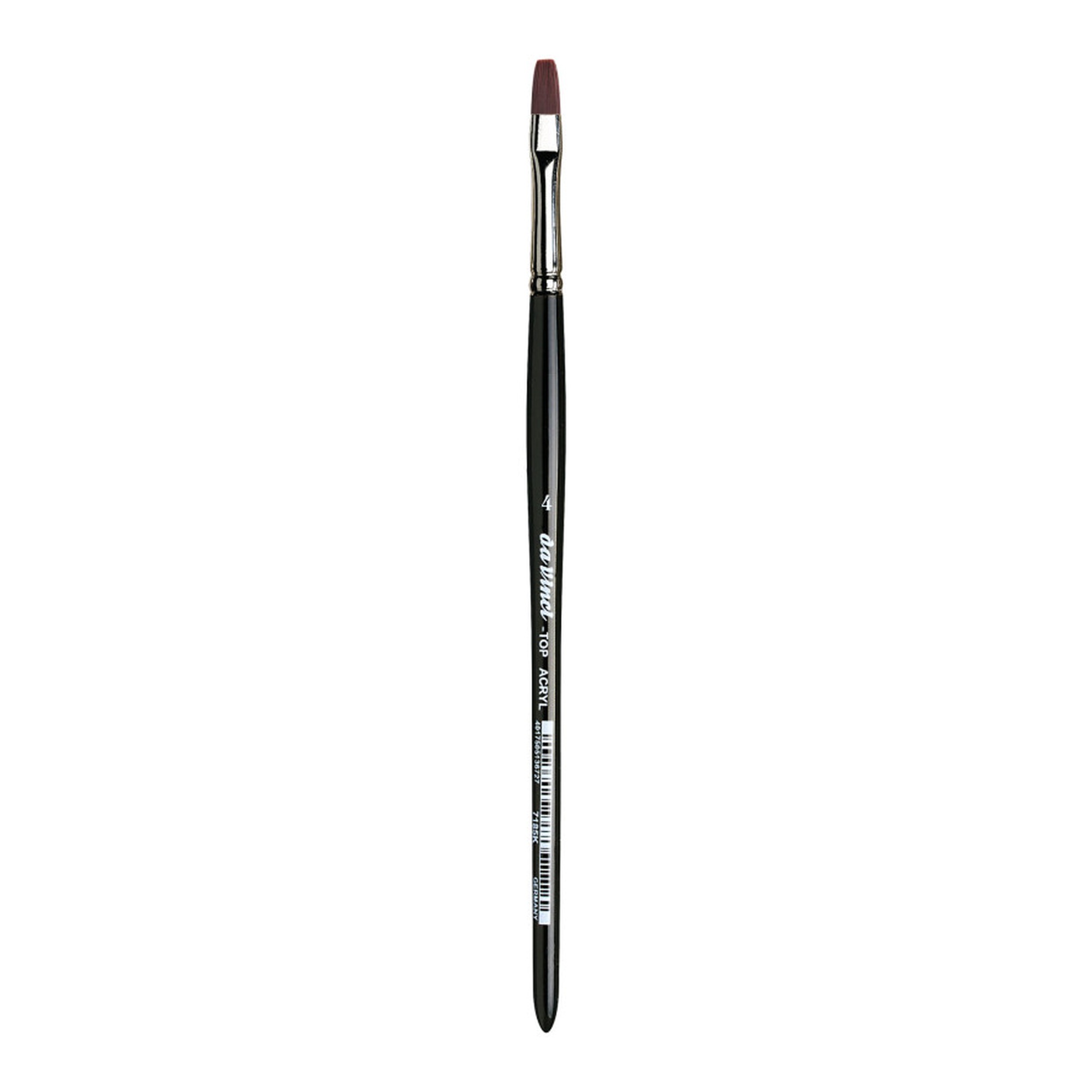 Synthetic Flat Paint Brush, Size 4