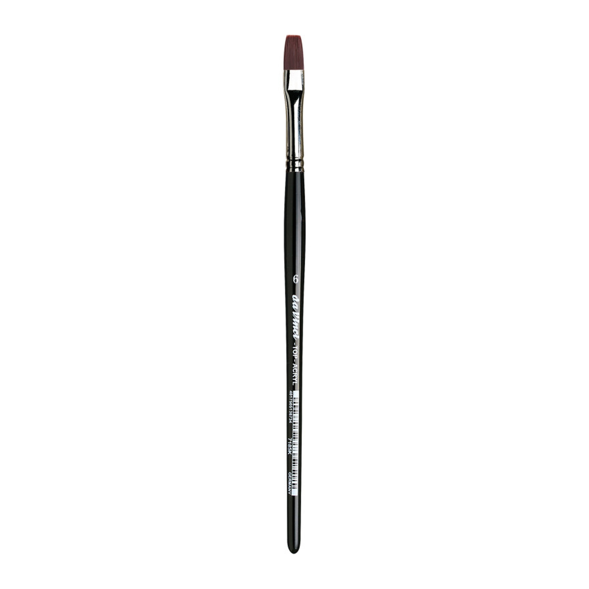 Synthetic Flat Paint Brush, Size 6