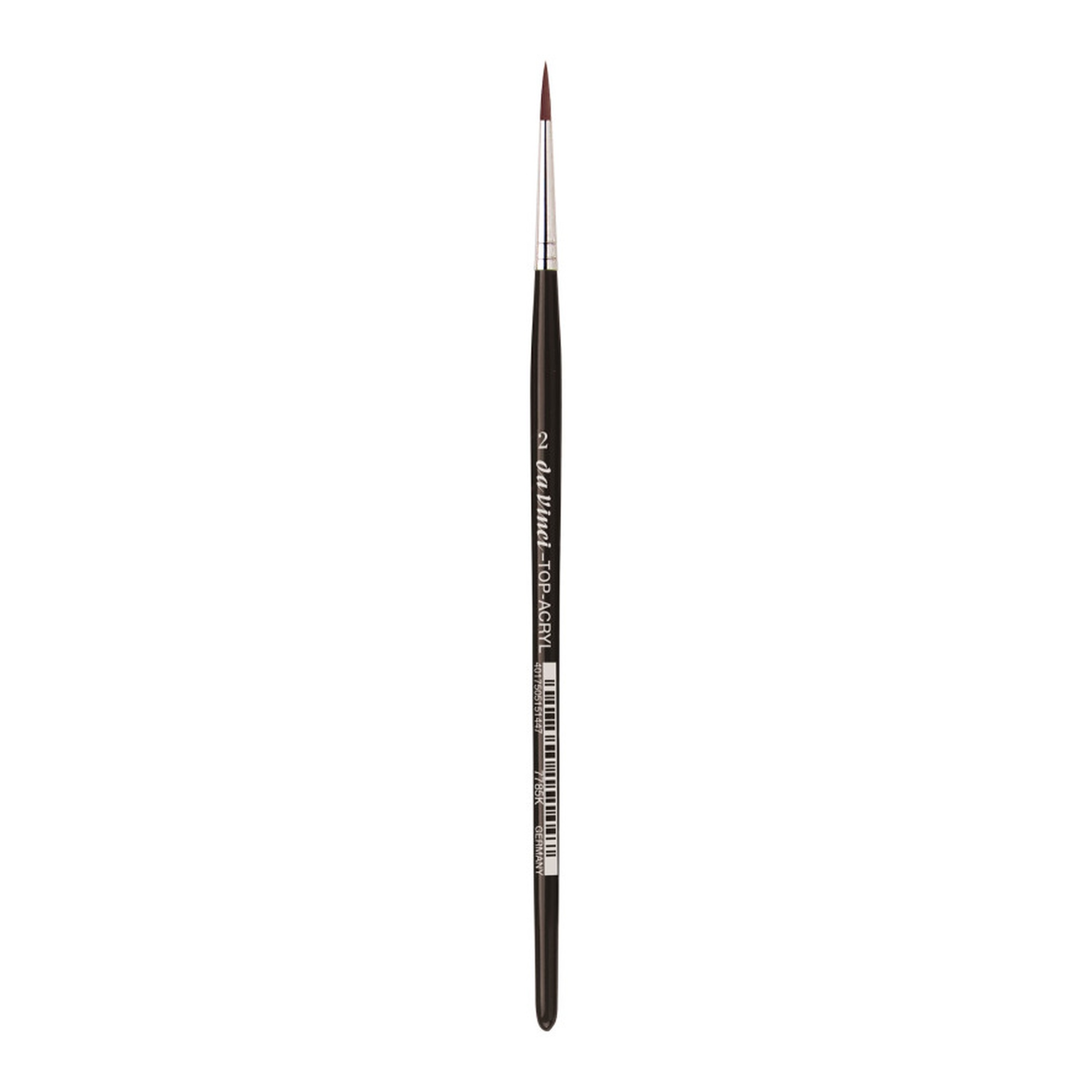 Size 2 Round Synthetic Brush for Acrylic and Oil