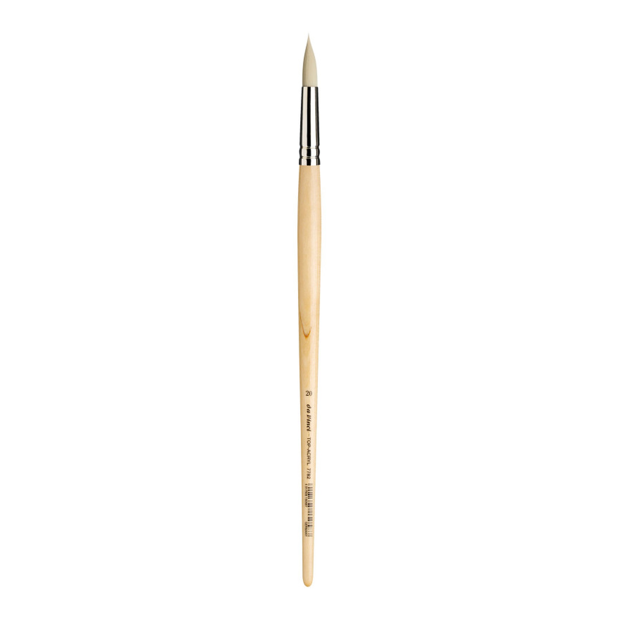 Size 20 Round Synthetic Brush for Acrylic and Oil Painting