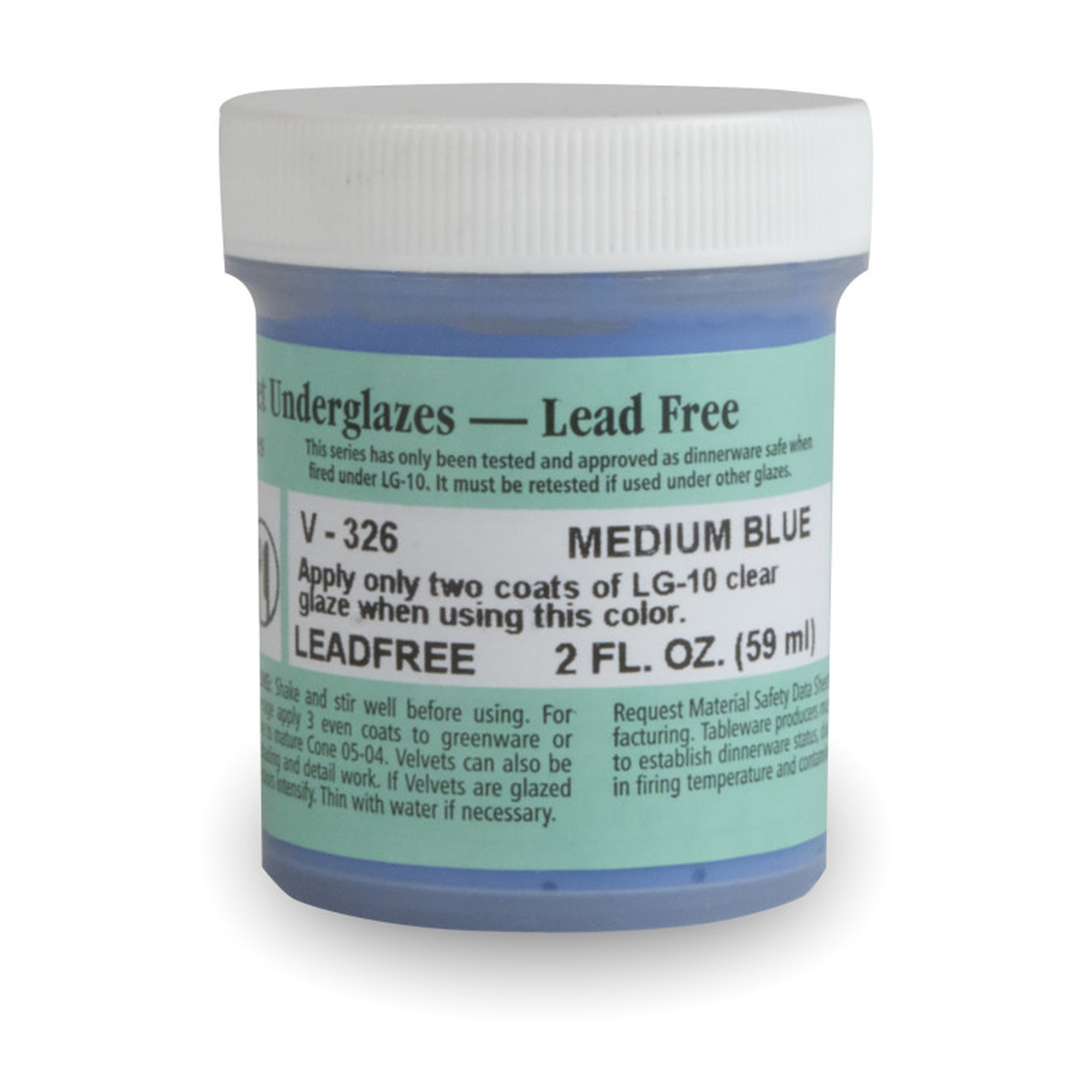 Medium Blue Velvet Underglaze, 2 oz