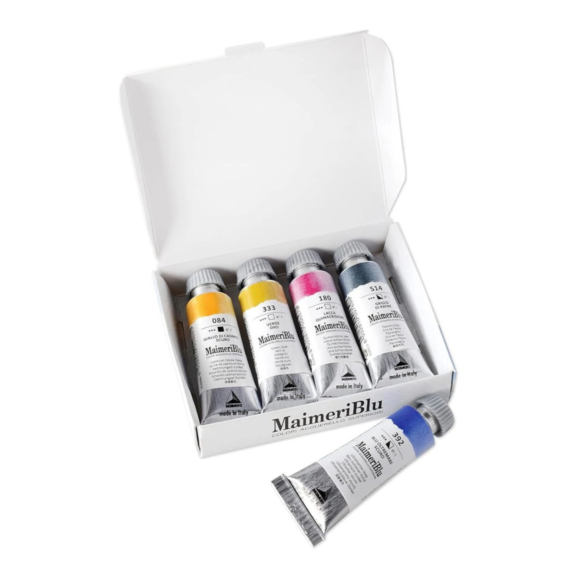 Professional Watercolor Introduction Set, 5 x 12 ml Tubes