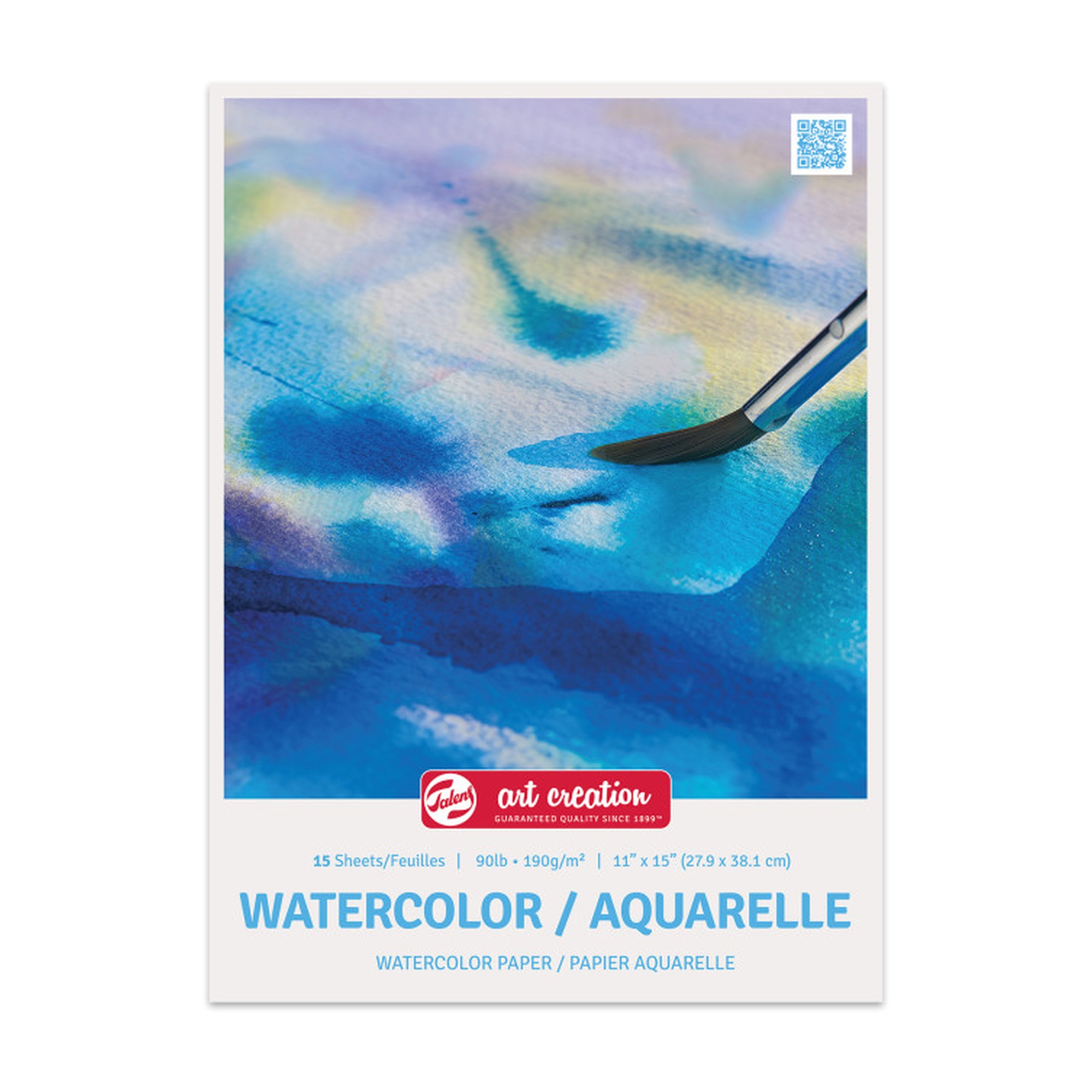 Cold-Press Watercolor Paper Pad, 11 x 15 in., 15 Sheets