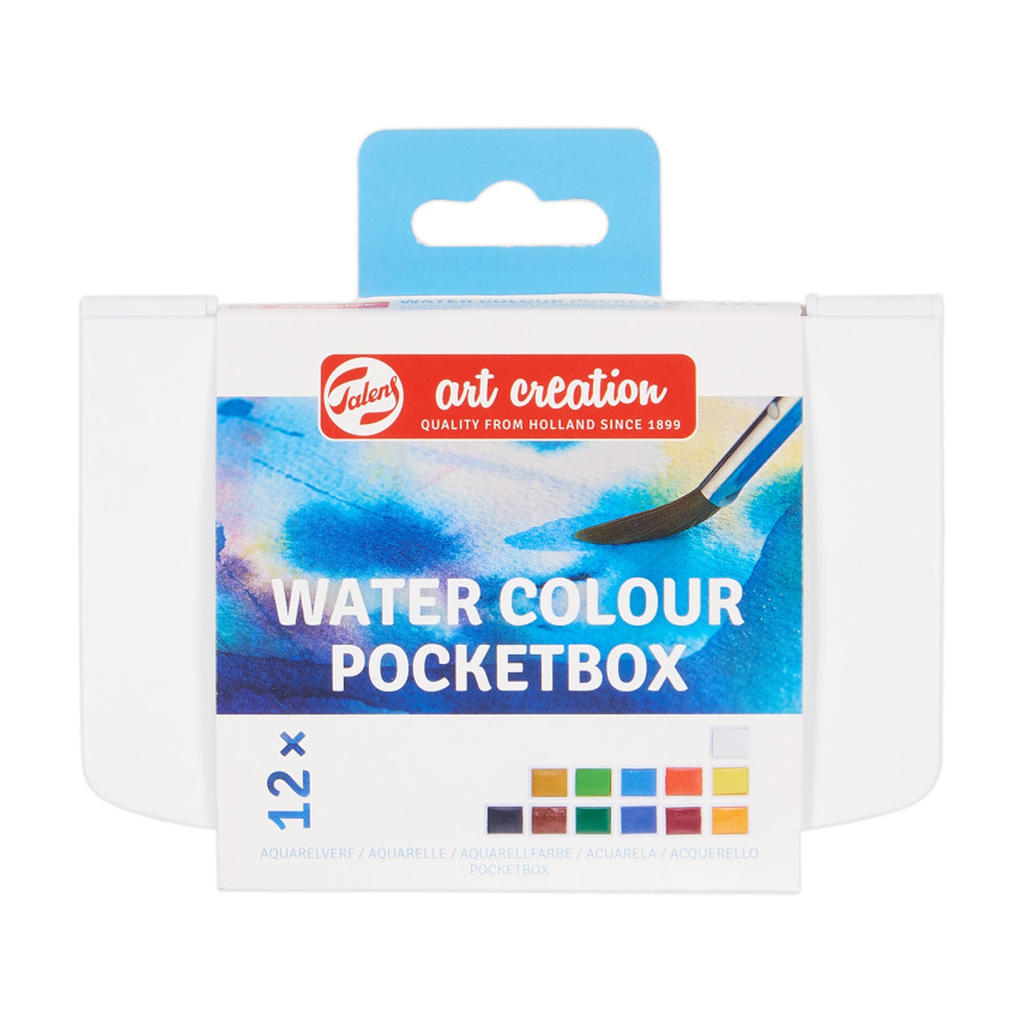 12-Pan Watercolor Pocket Box Set