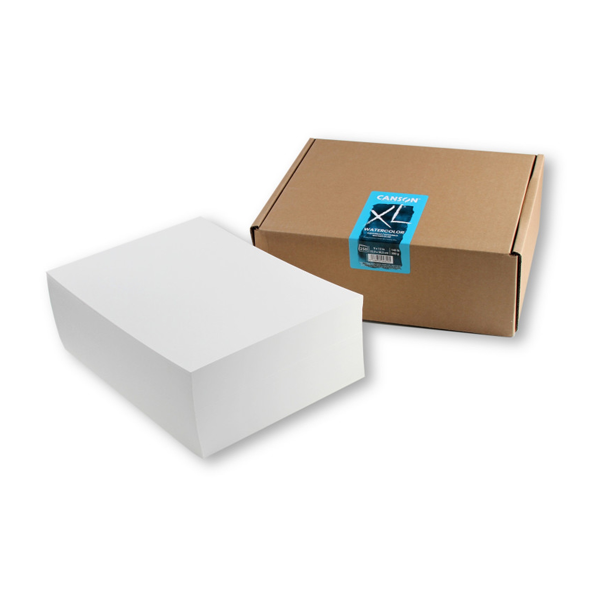 XL Watercolor Paper Sheets, 9 x 12 in., 250 Sheets