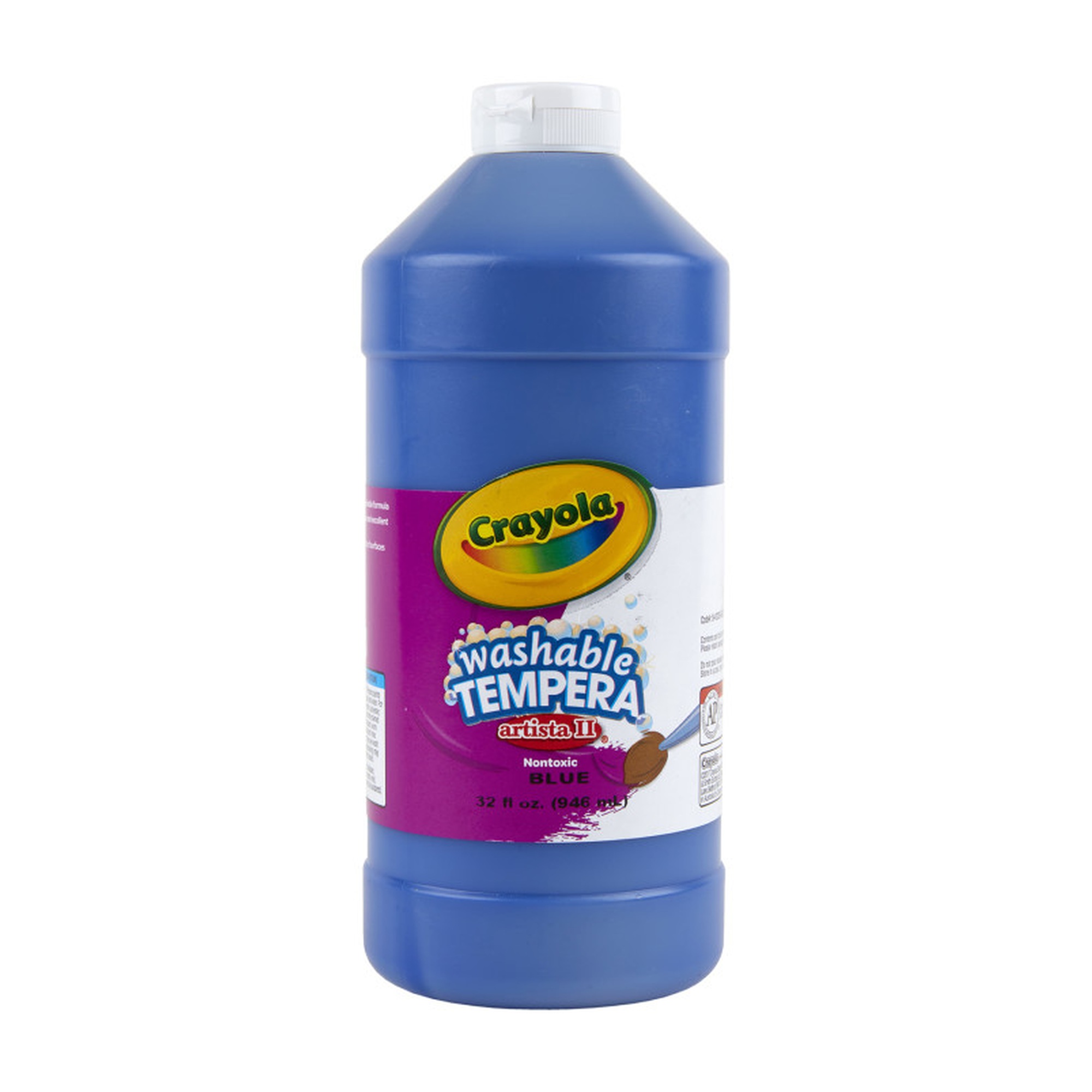Washable Blue Tempera Paint, 32 oz