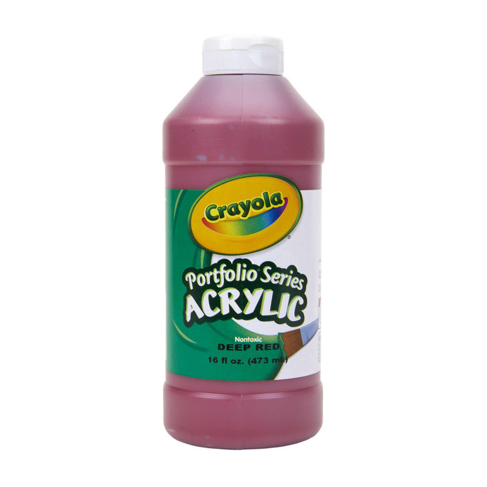 Deep Red Acrylic Craft Paint, 16 oz.