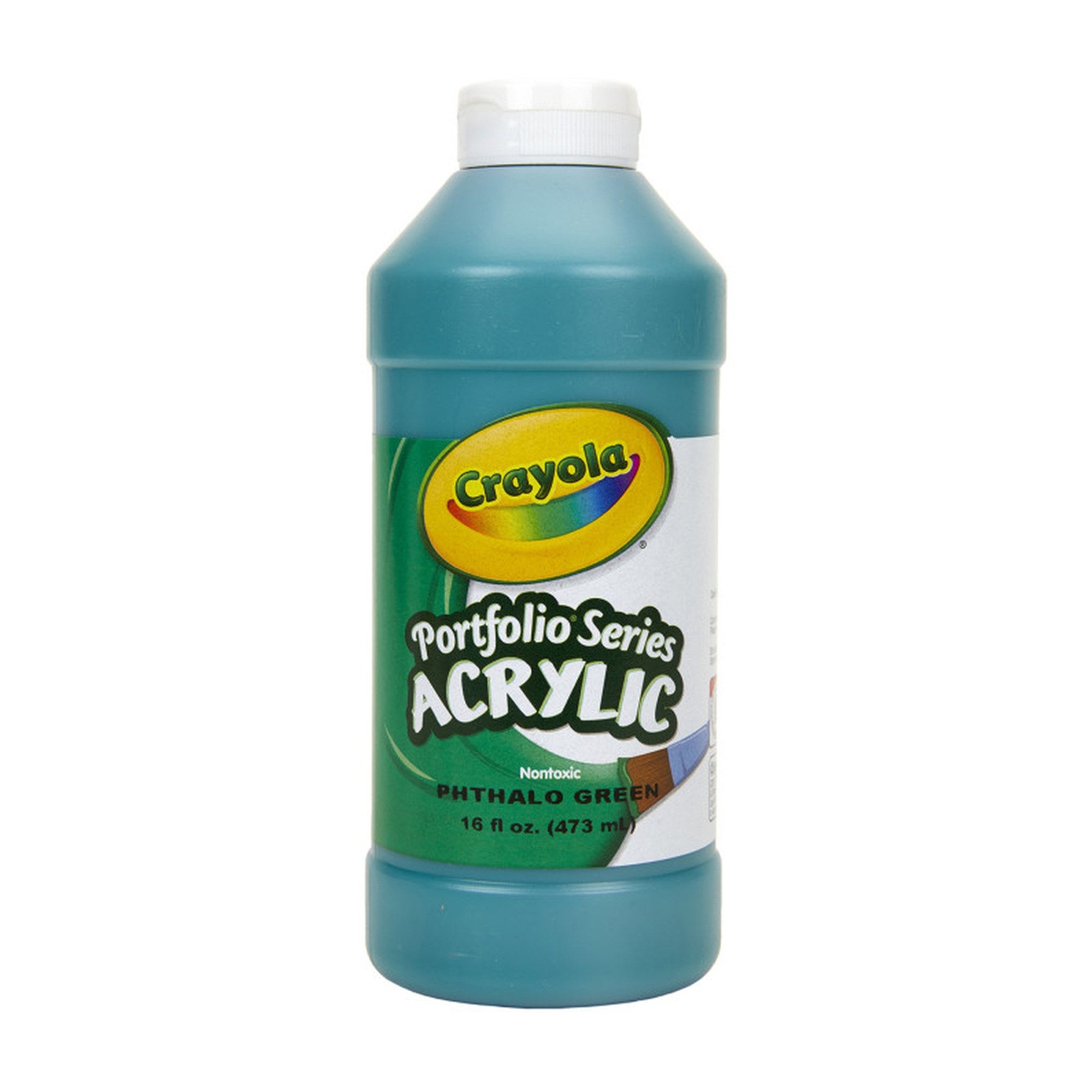 Phthalo Green Acrylic Paint, 16 oz.