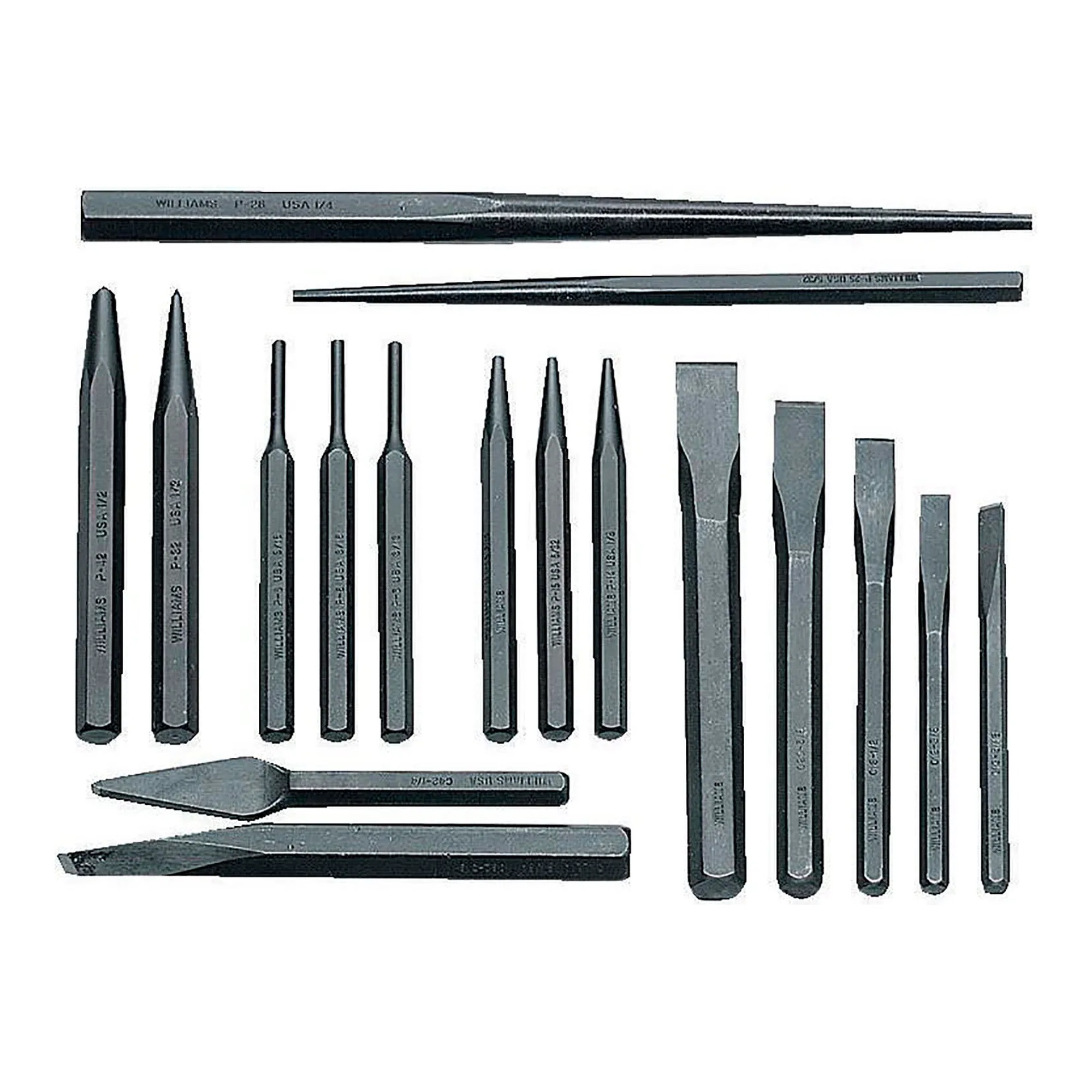 17-Piece Punch and Chisel Set