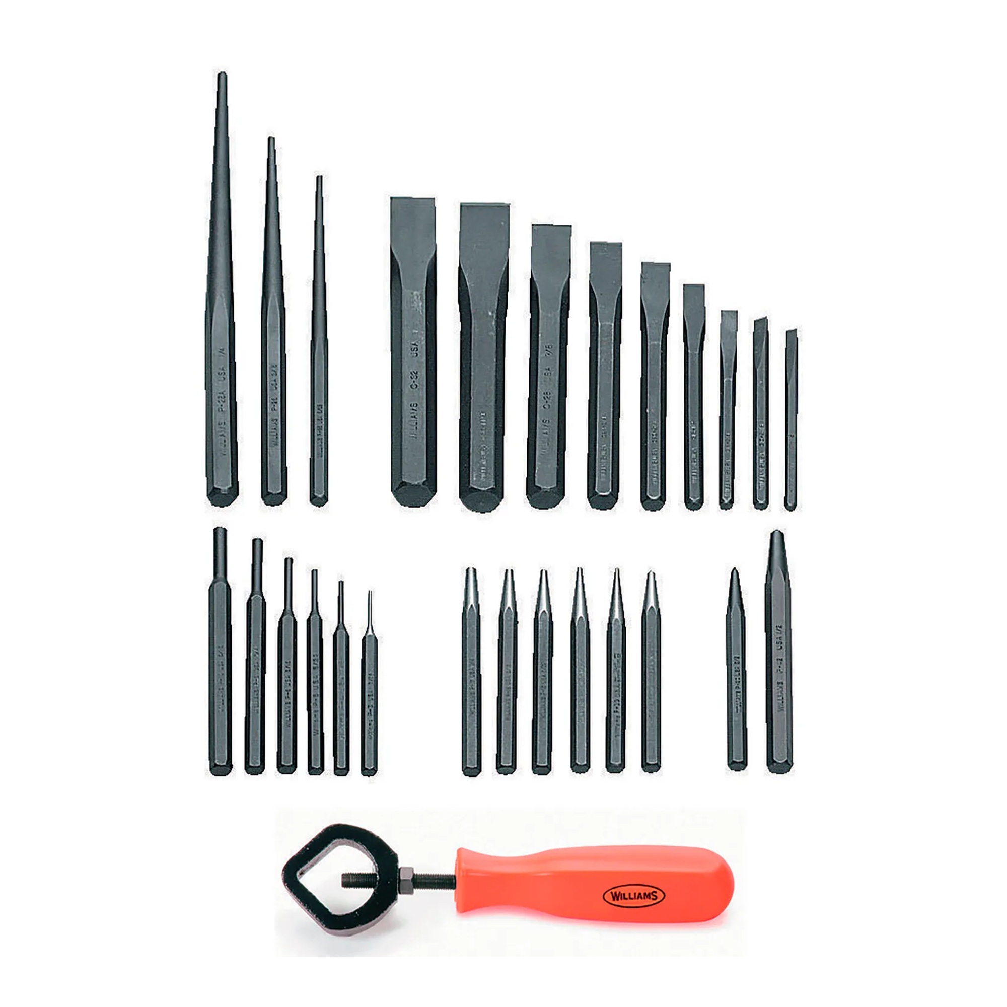 27-Piece Punch and Chisel Set