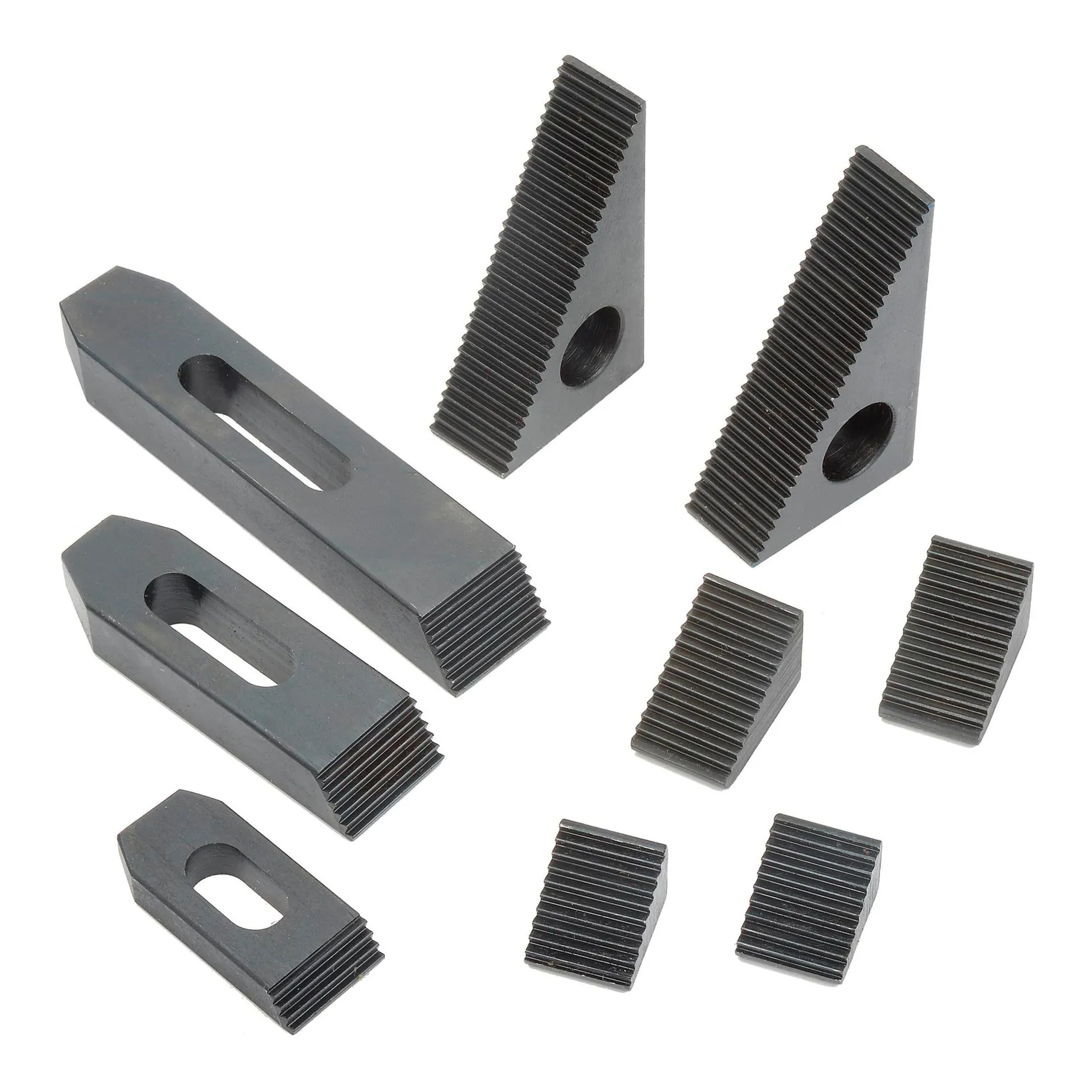 58-piece 5/8-inch steel clamping kit for Bridgeport-type milling machines