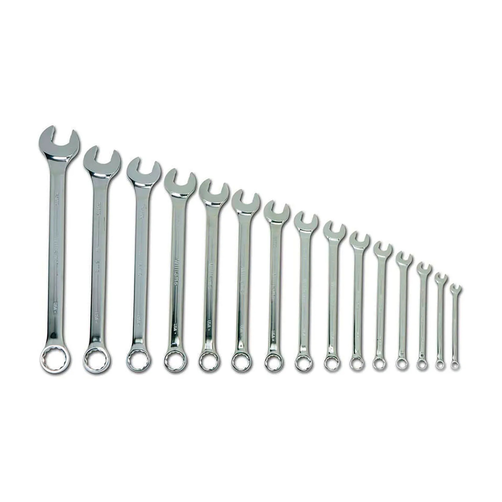 15-Piece 12-Point Combination Wrench Set, 5/16 in. to 1-1/4 in., Chrome