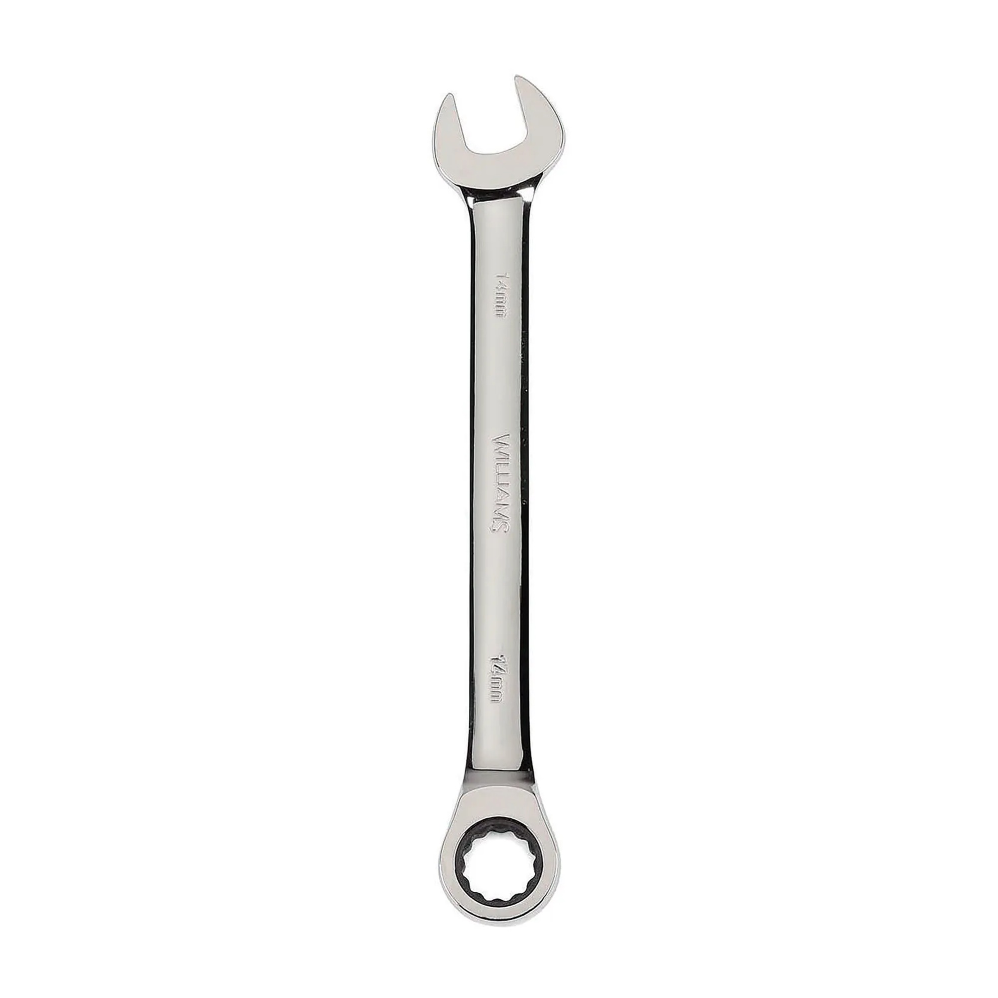 21 mm 12-Point Combination Ratcheting Wrench, Chrome Finish