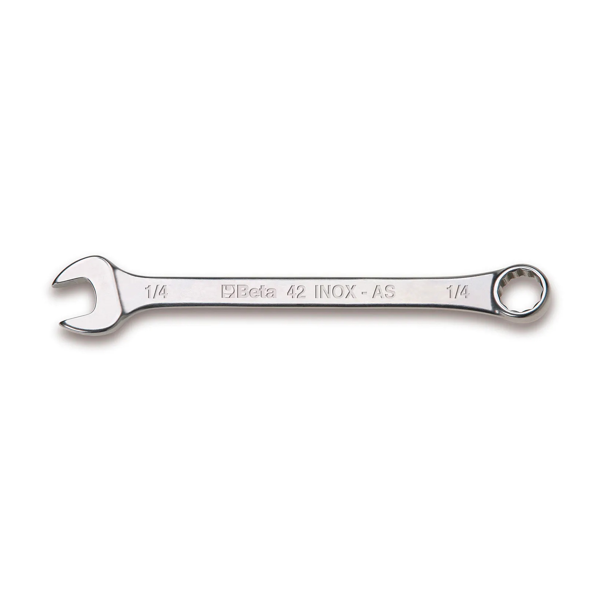 1/2 in. 12-Point 15° Offset Stainless Steel Combination Wrench, Silver