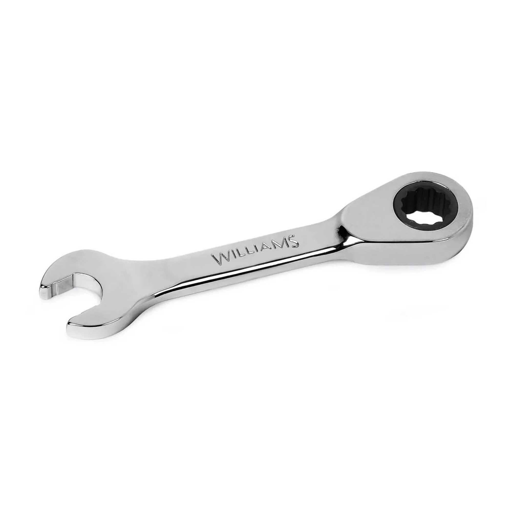 1/2-Inch 12-Point Stubby Combination Ratcheting Wrench, Chrome