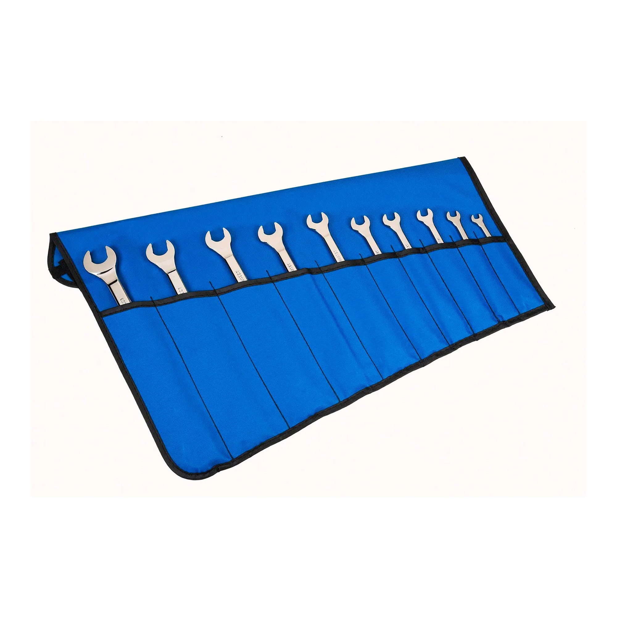 10-Piece 1/4 to 3/4 Inch Ratcheting Combination Wrench Set, Chrome
