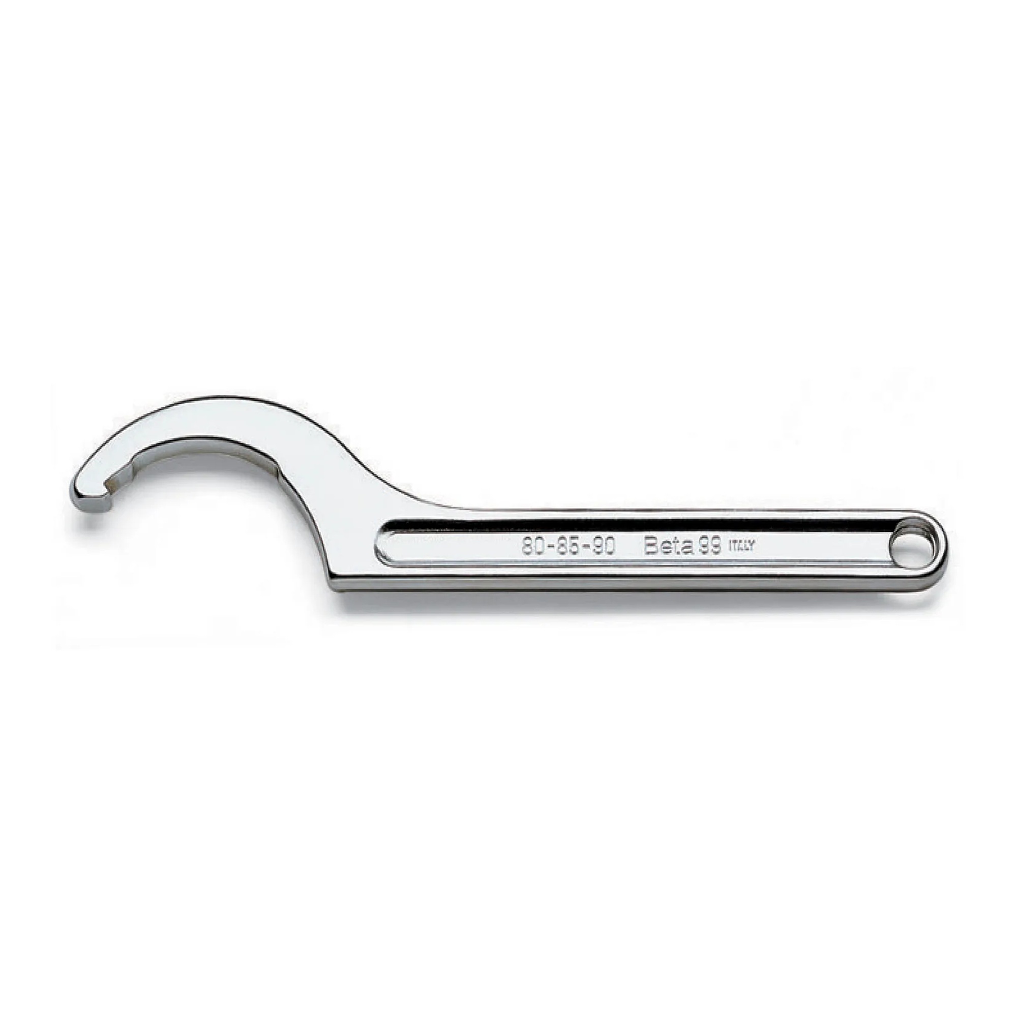 Fixed-Hook Spanner Wrench with Square Nose, 135–145 mm