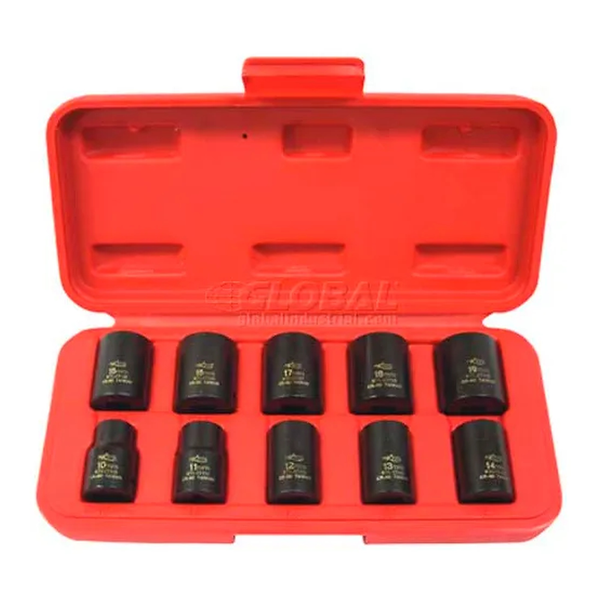 19 mm Short 6-Point Impact Socket, 3/8 in. Drive