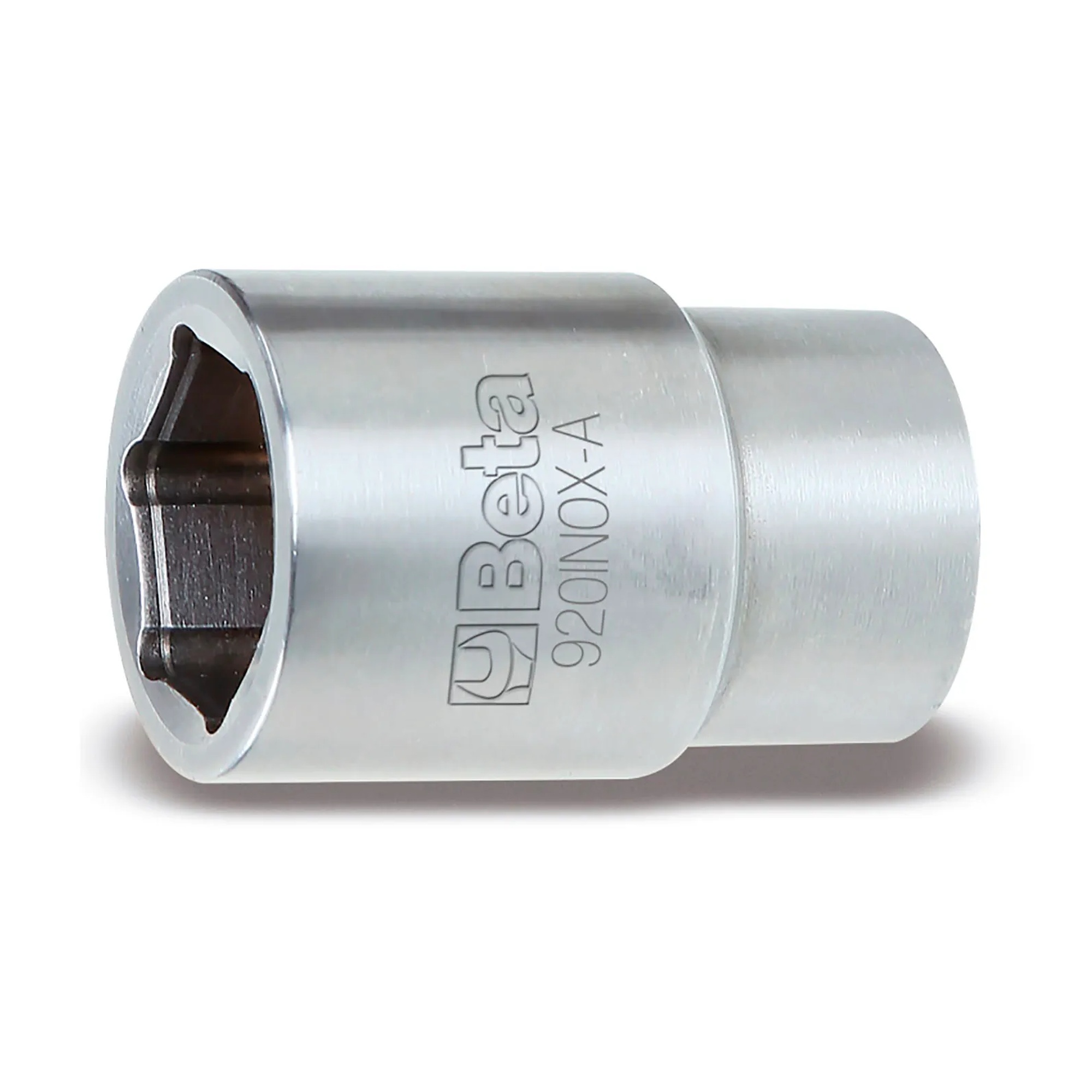 15mm Stainless Steel 1/2-Inch Drive 6-Point Hand Socket