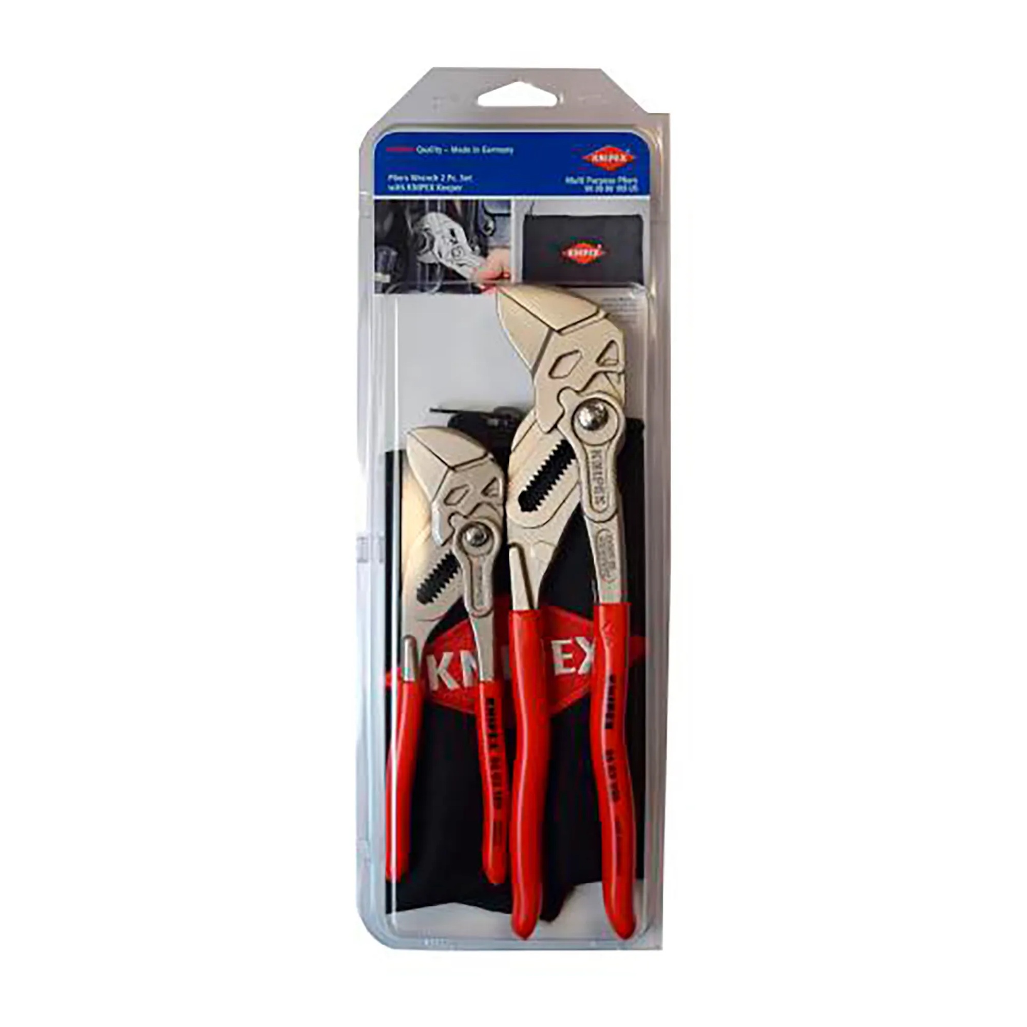 Pliers Wrench Set with Keeper Pouch, 2-Piece