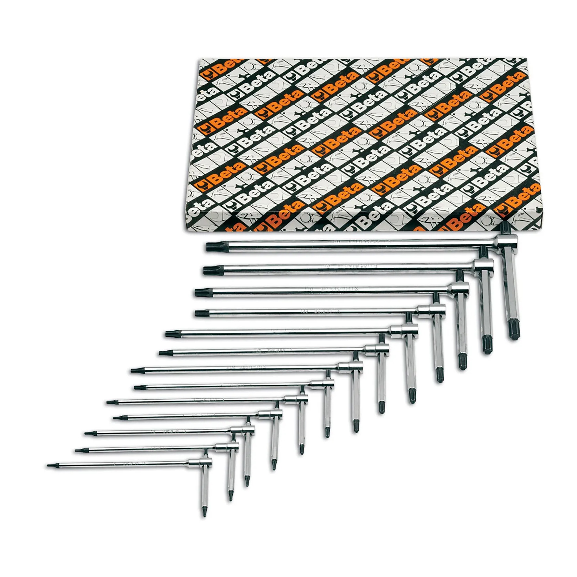 Sliding T-Handle Torx Key Set, 13 Pieces