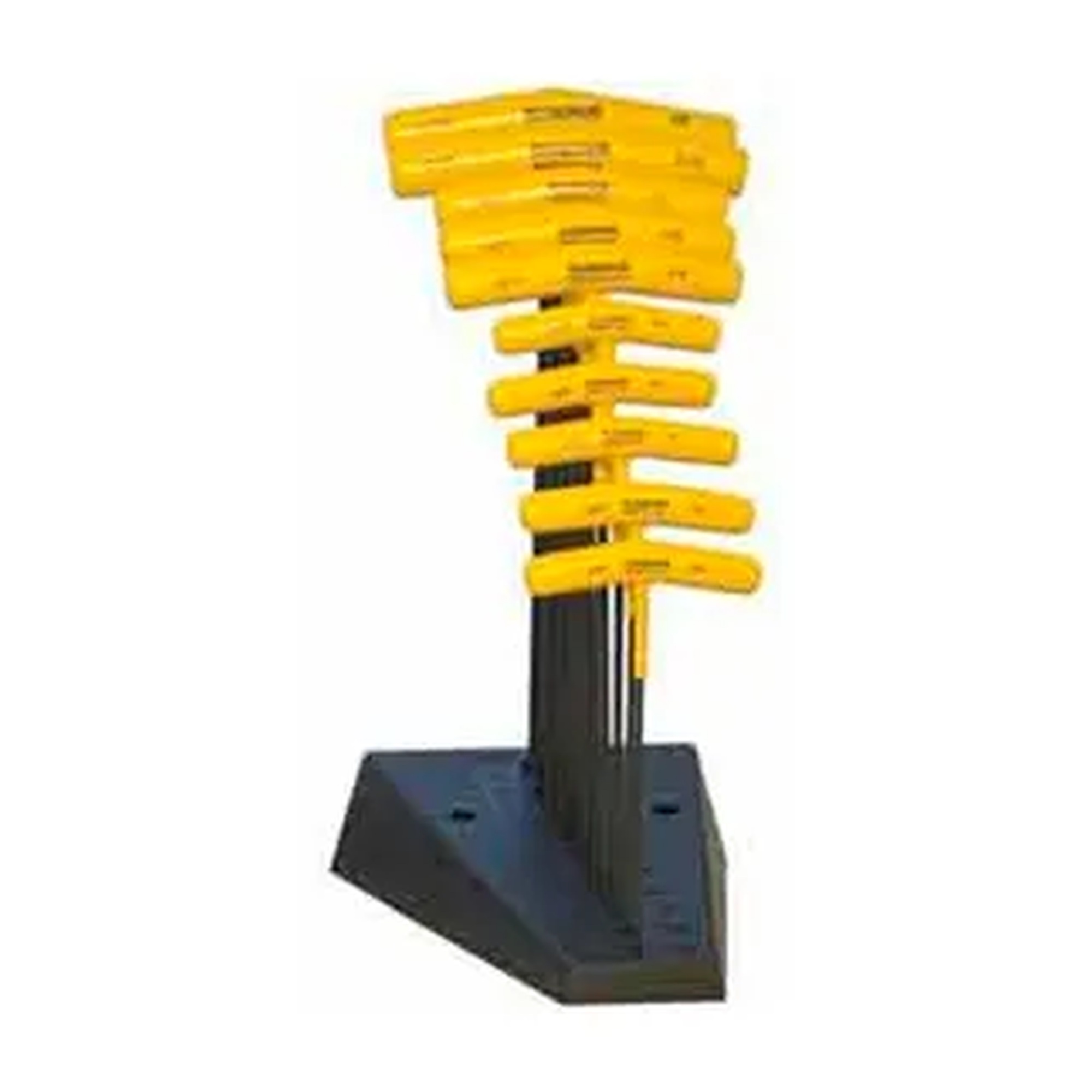 10-Piece Hex T-Handle Key Set with Stand