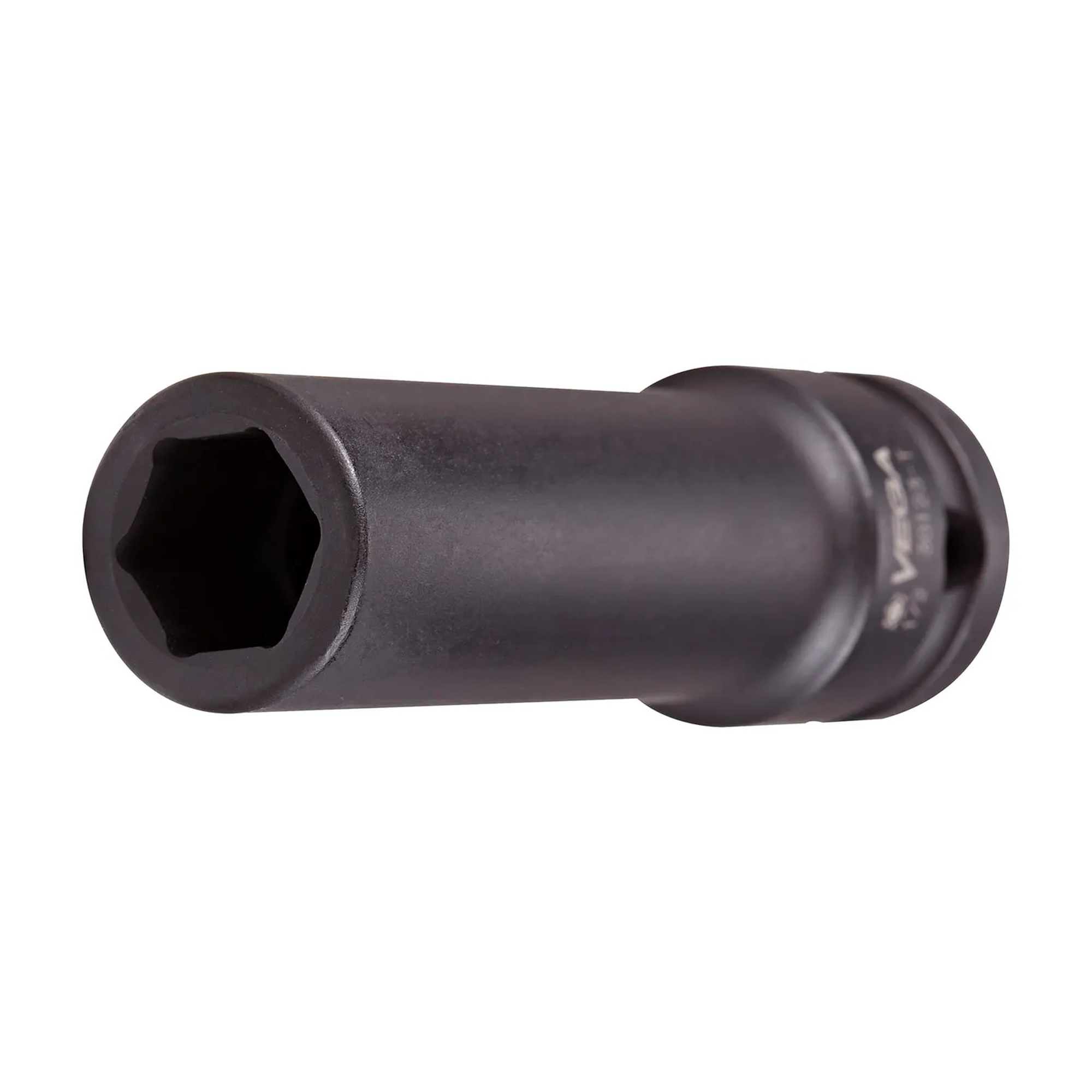 Black 1/2-inch drive 14 mm 6-point long thin-wall impact socket