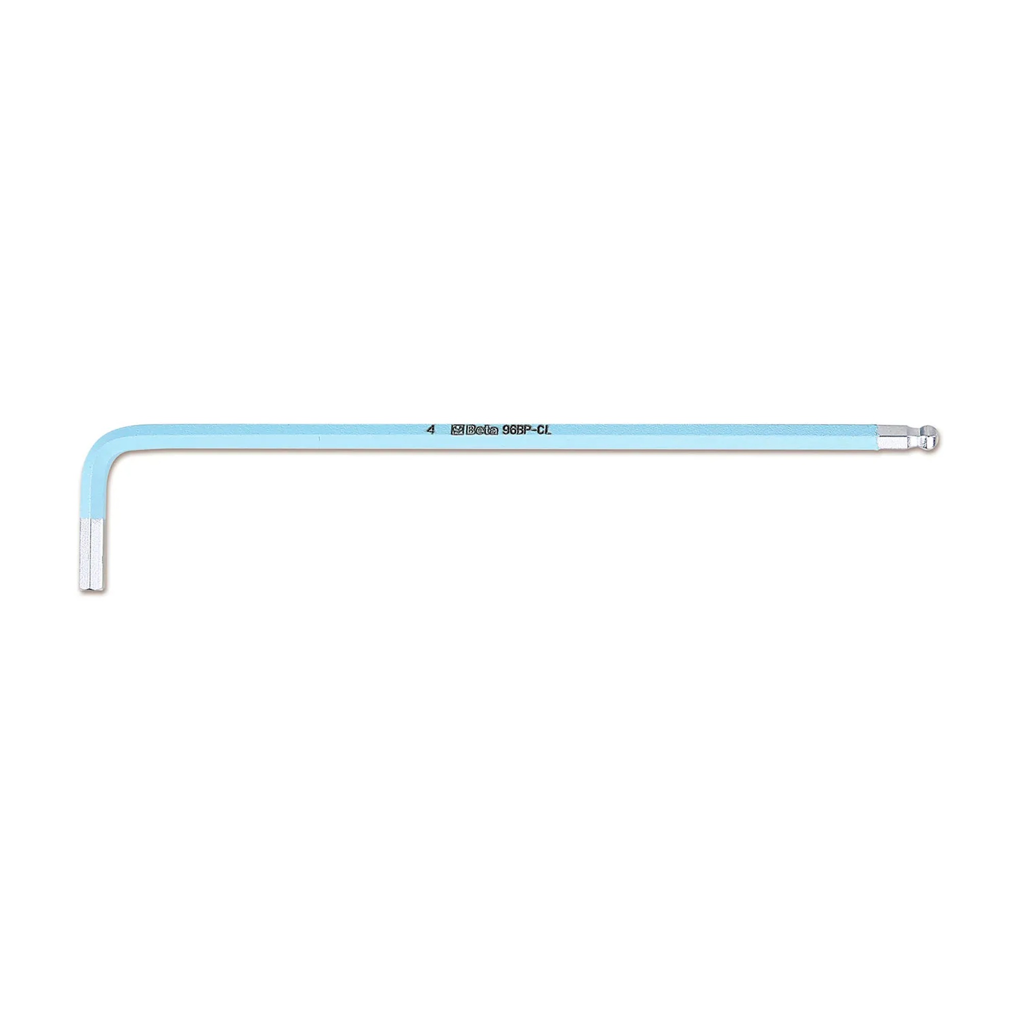 4 mm Light Blue Ball-End Hex Key