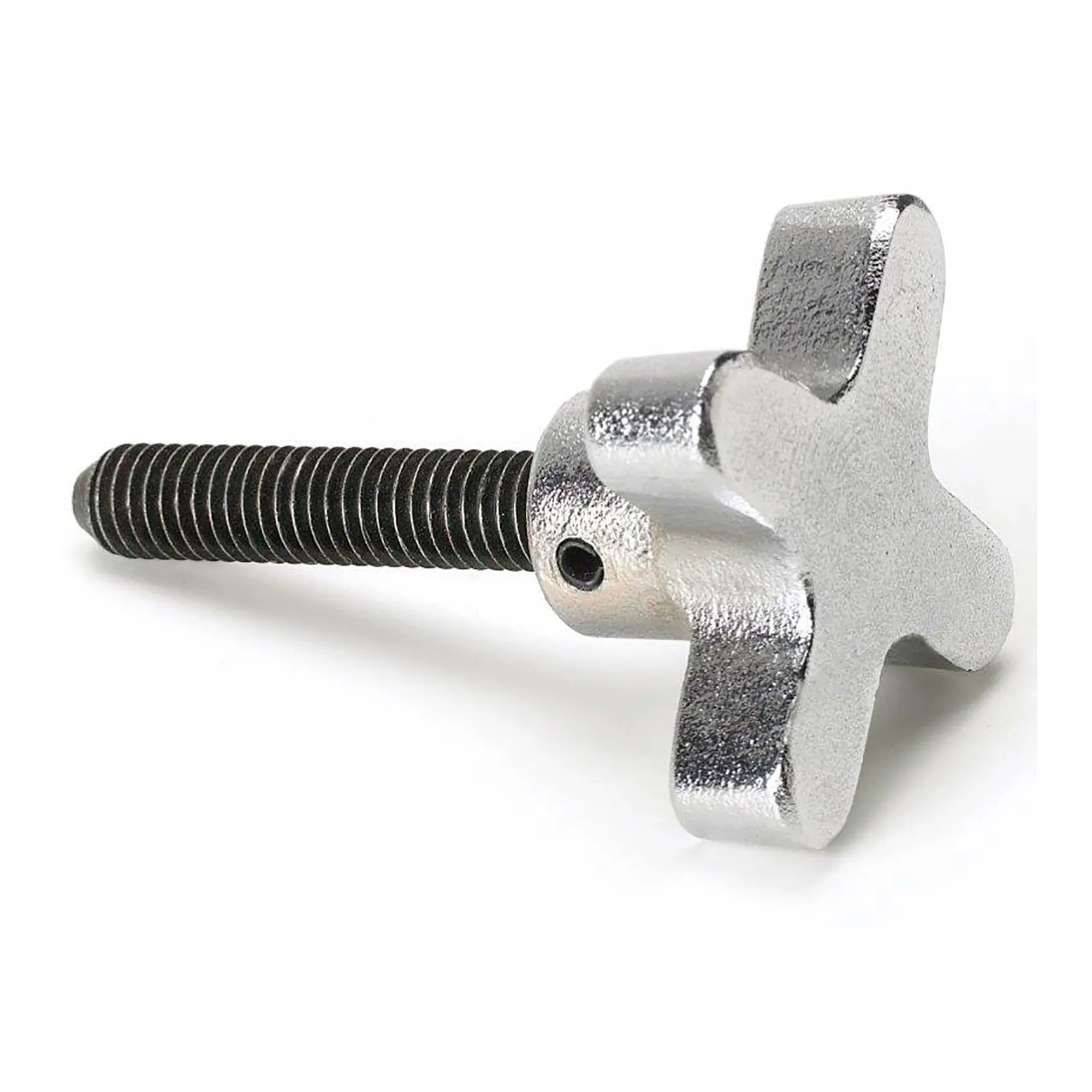 Aluminum Four-Prong Hand Knob Screw, 5/8-11 Thread