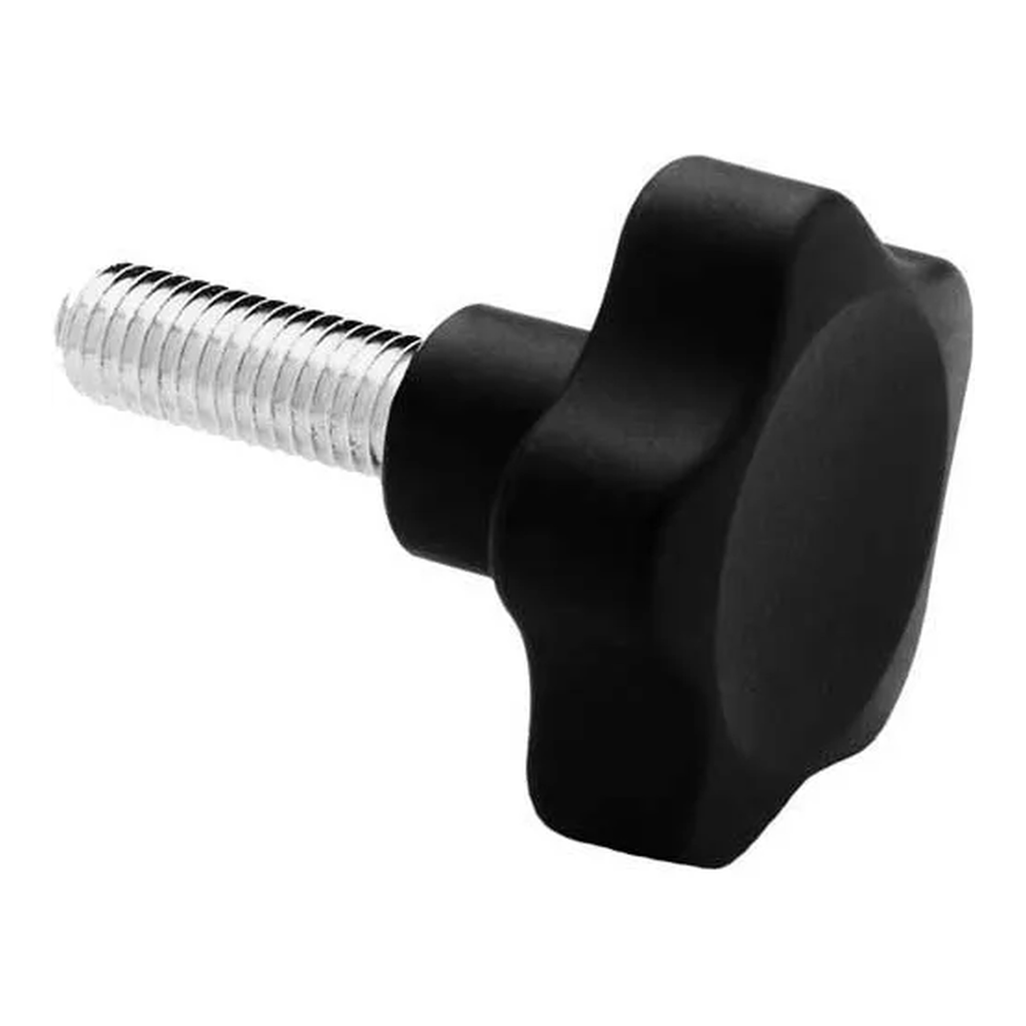 Solid Five-Lobed Plastic Knob, 3/4 in., 1/4-20 Thread
