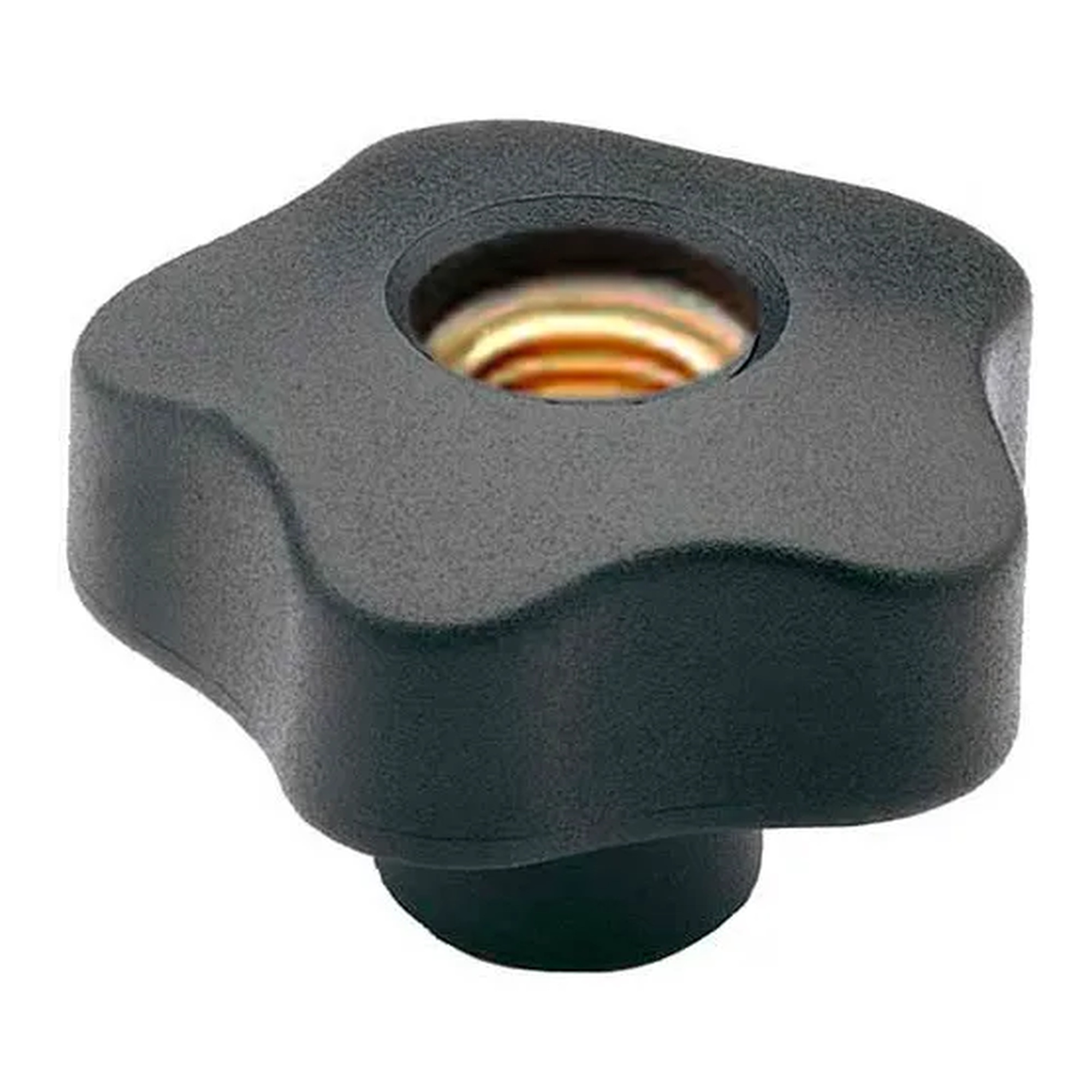 Five-Lobed Plastic Knob, 3/8-16 Thread