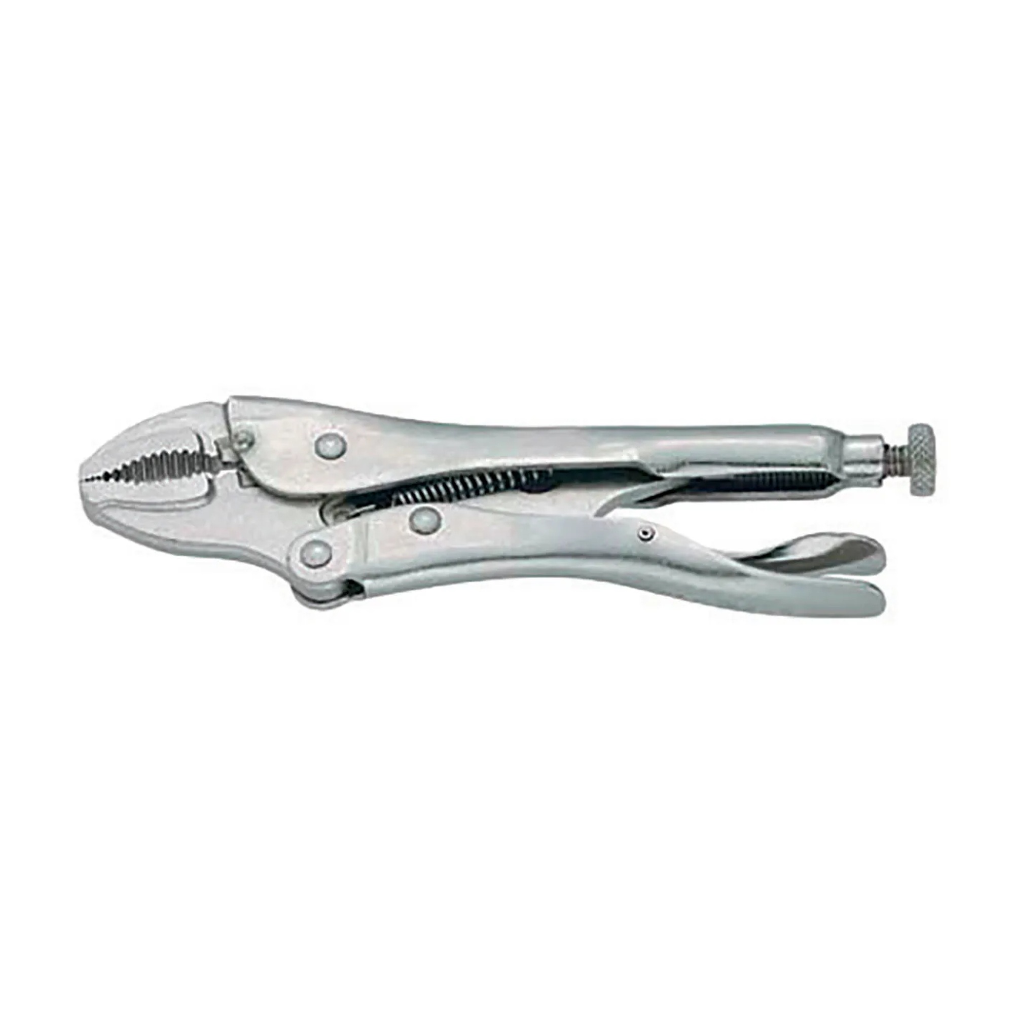 7-Inch Curved Jaw Locking Pliers with Wire Cutter