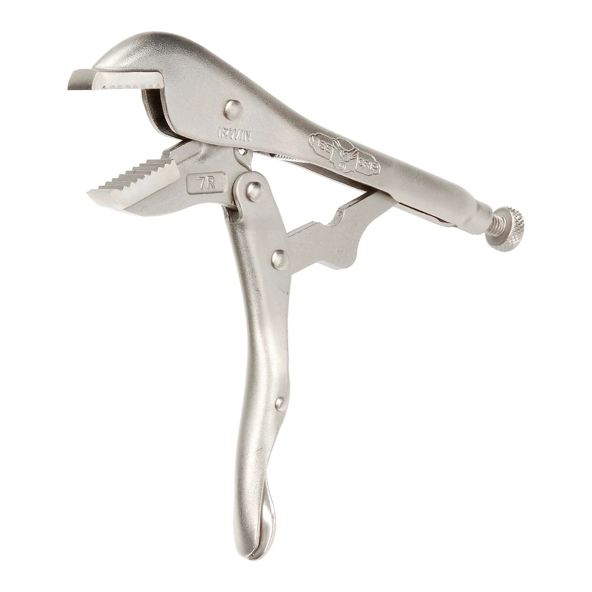 Four-piece locking plier set with storage pouch
