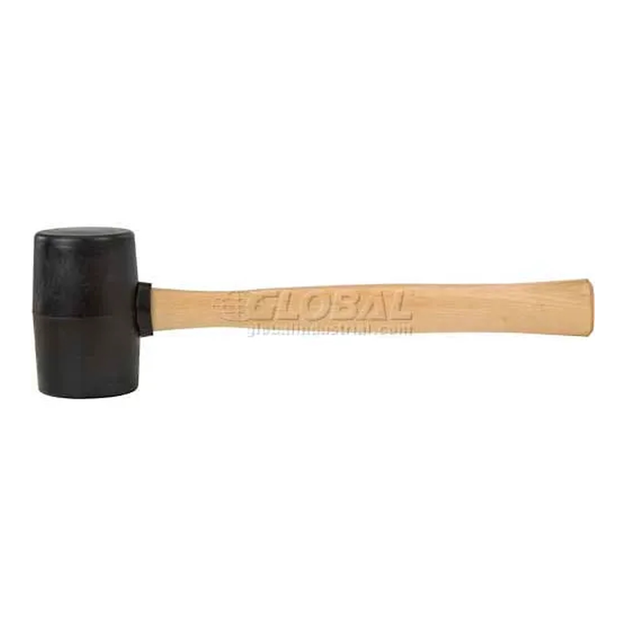 18 oz. Rubber Mallet with Wood Handle