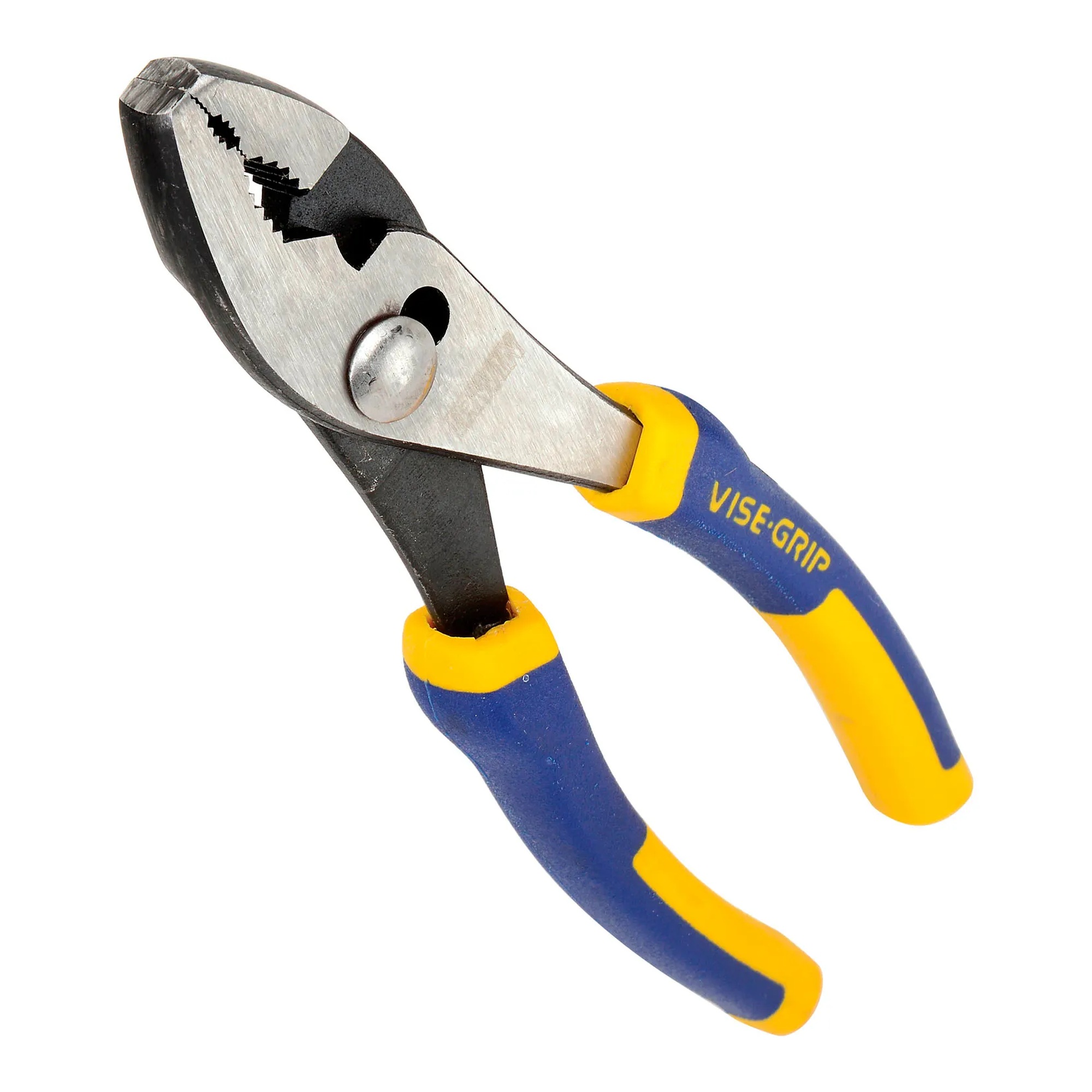 Blue and yellow four-piece pliers and adjustable wrench set