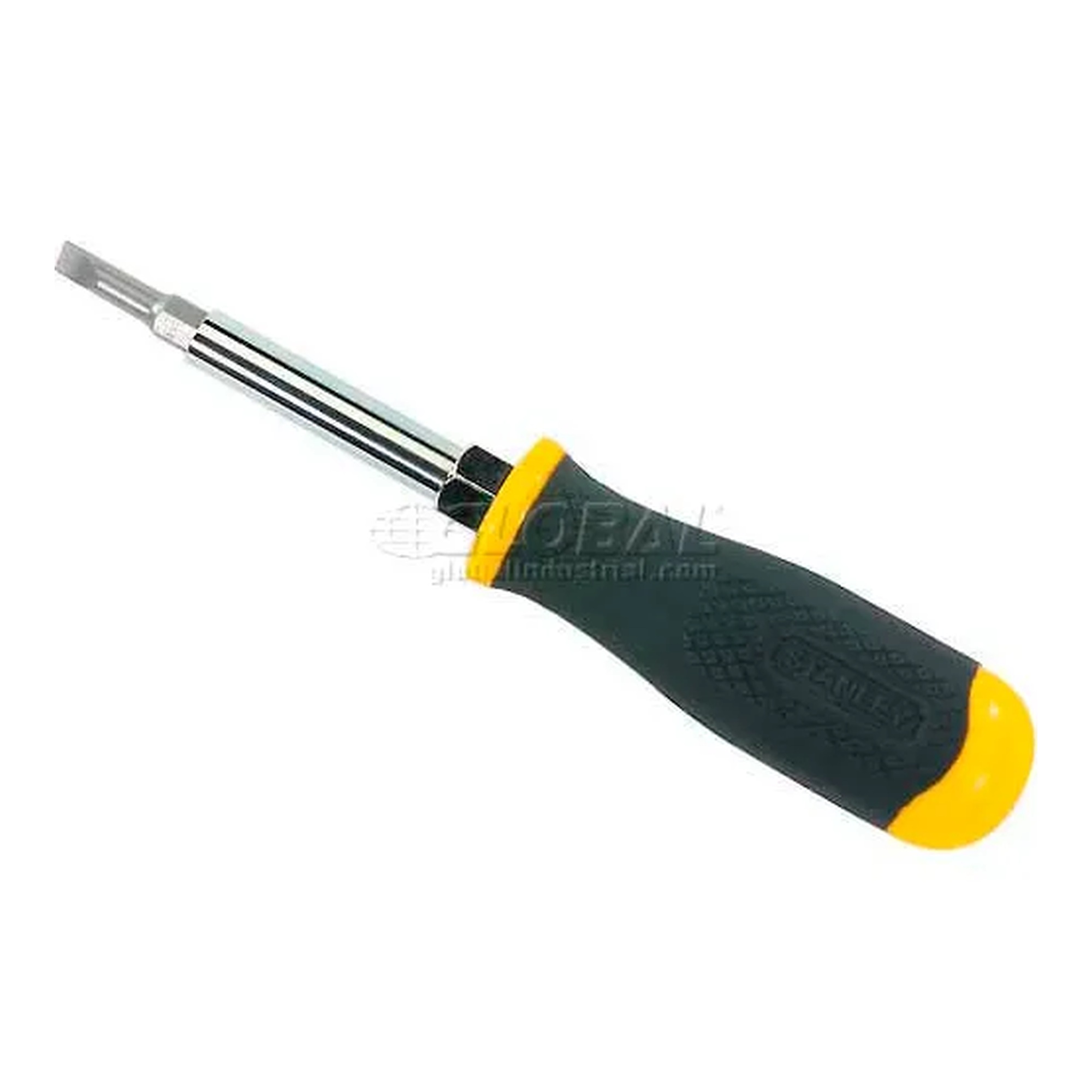 6-Way Multi-Bit Screwdriver with Ergonomic Handle