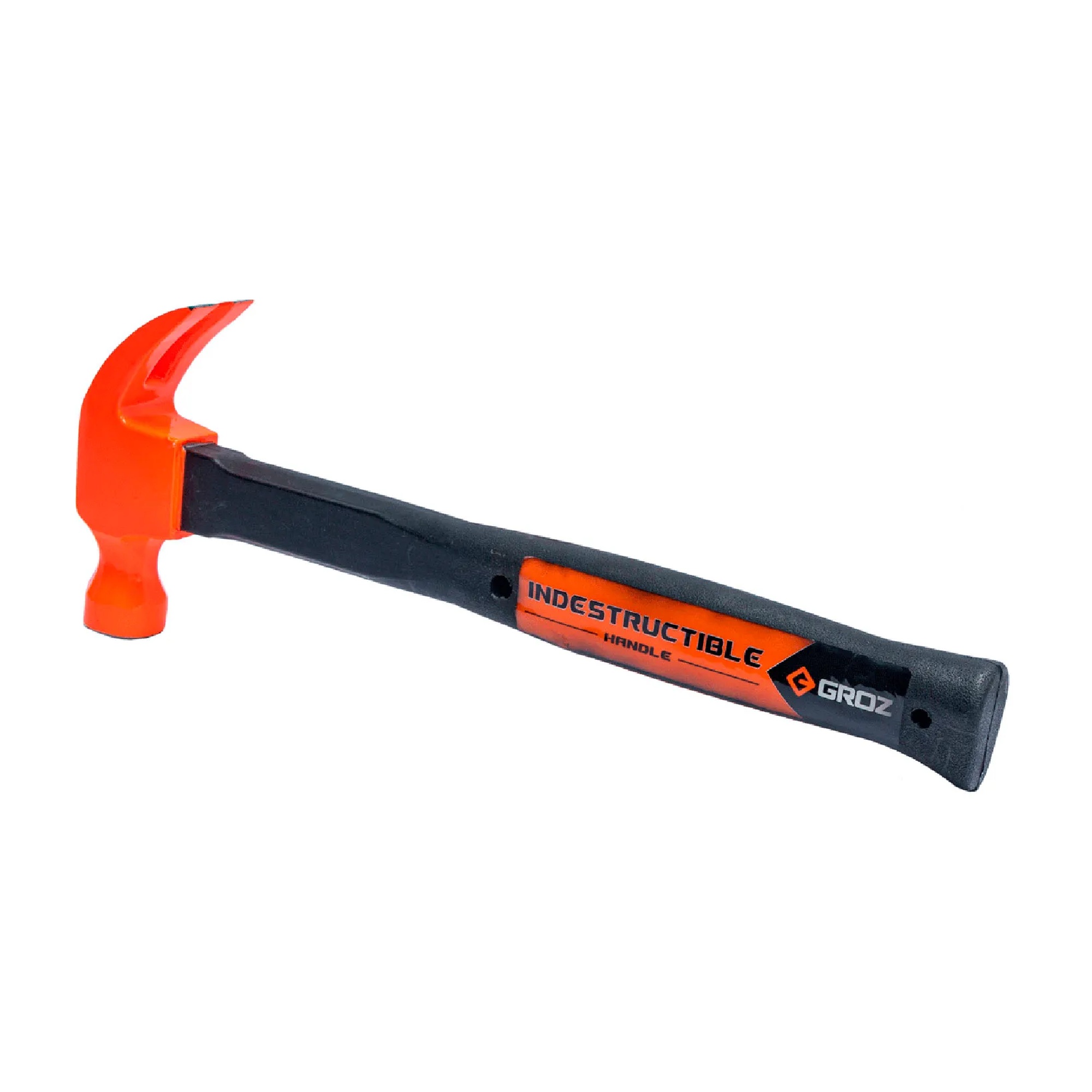16 oz steel claw hammer with 13 inch rubber-grip handle