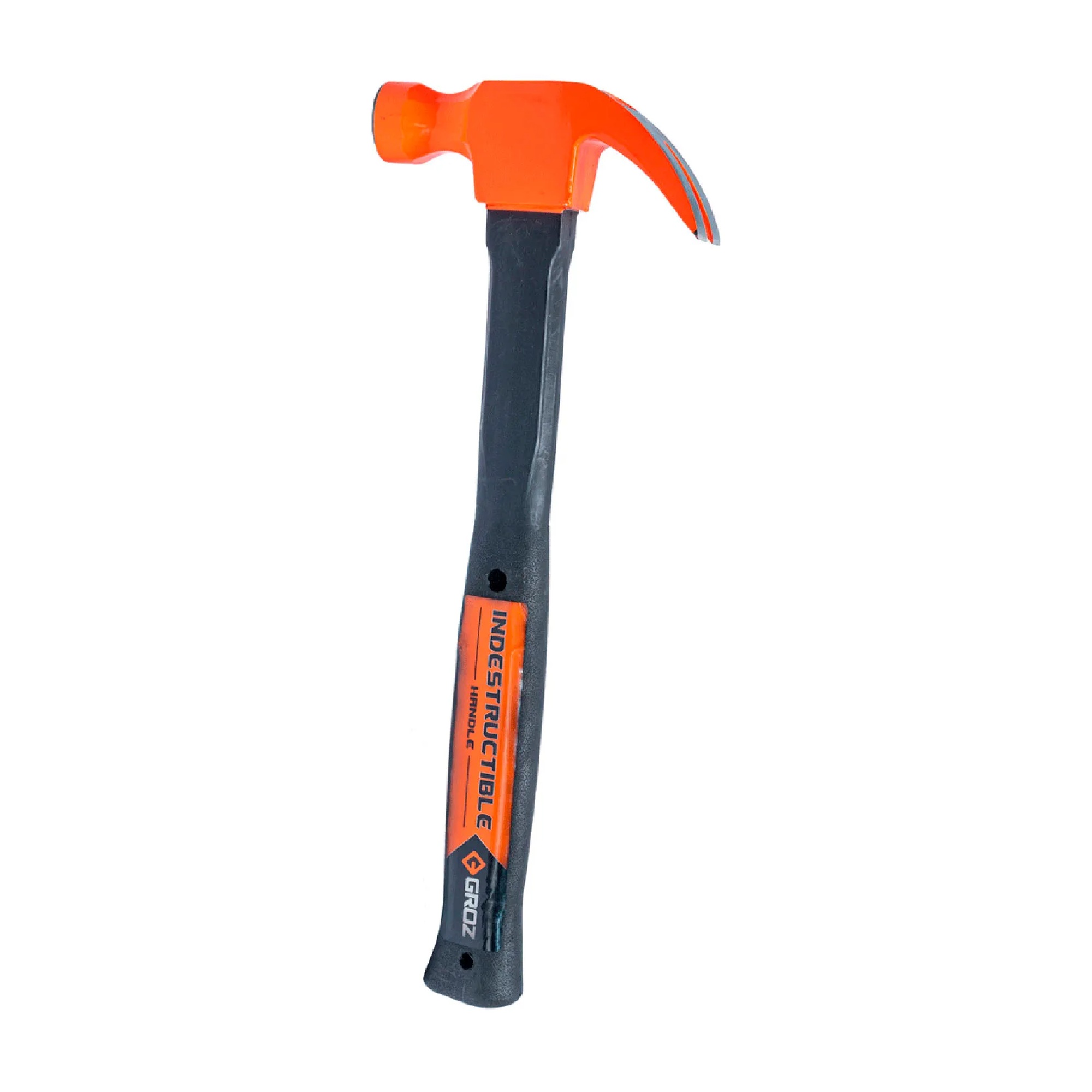 16 oz steel claw hammer with 13 inch rubber-grip handle