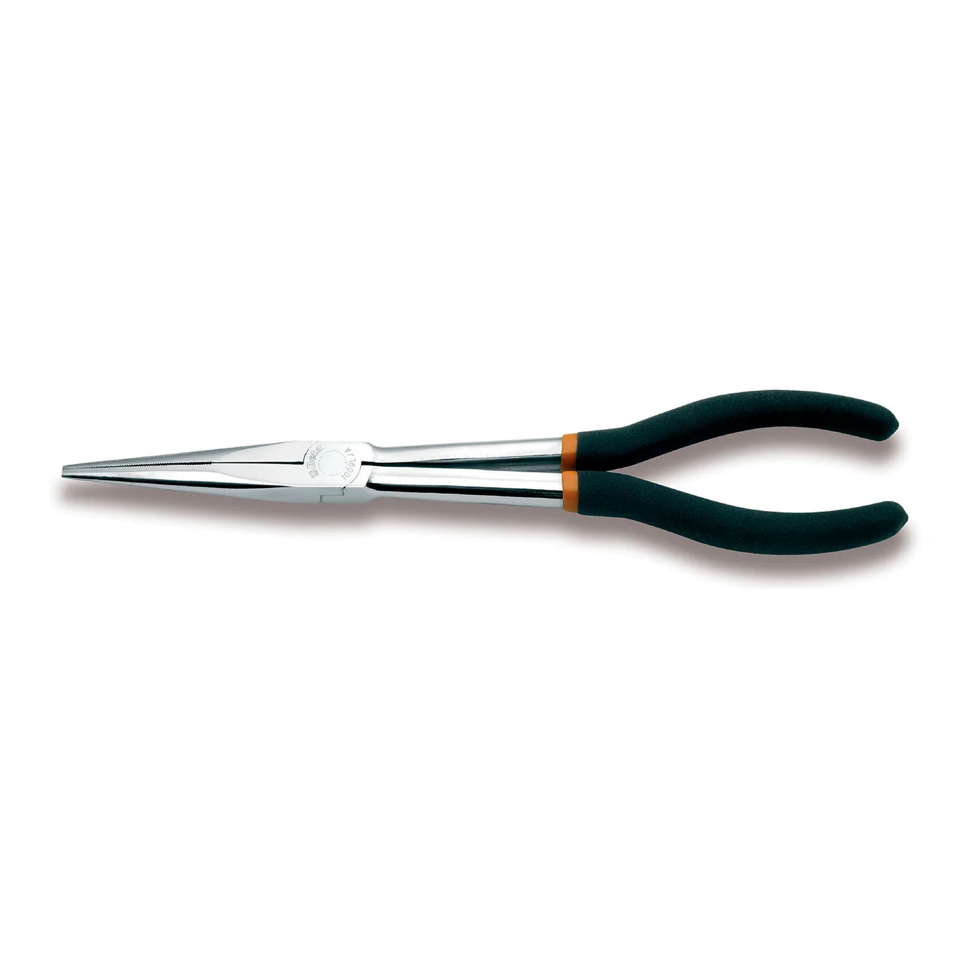 Extra-Long Flat Knurled Nose Pliers, 11-1/8 in. Overall Length