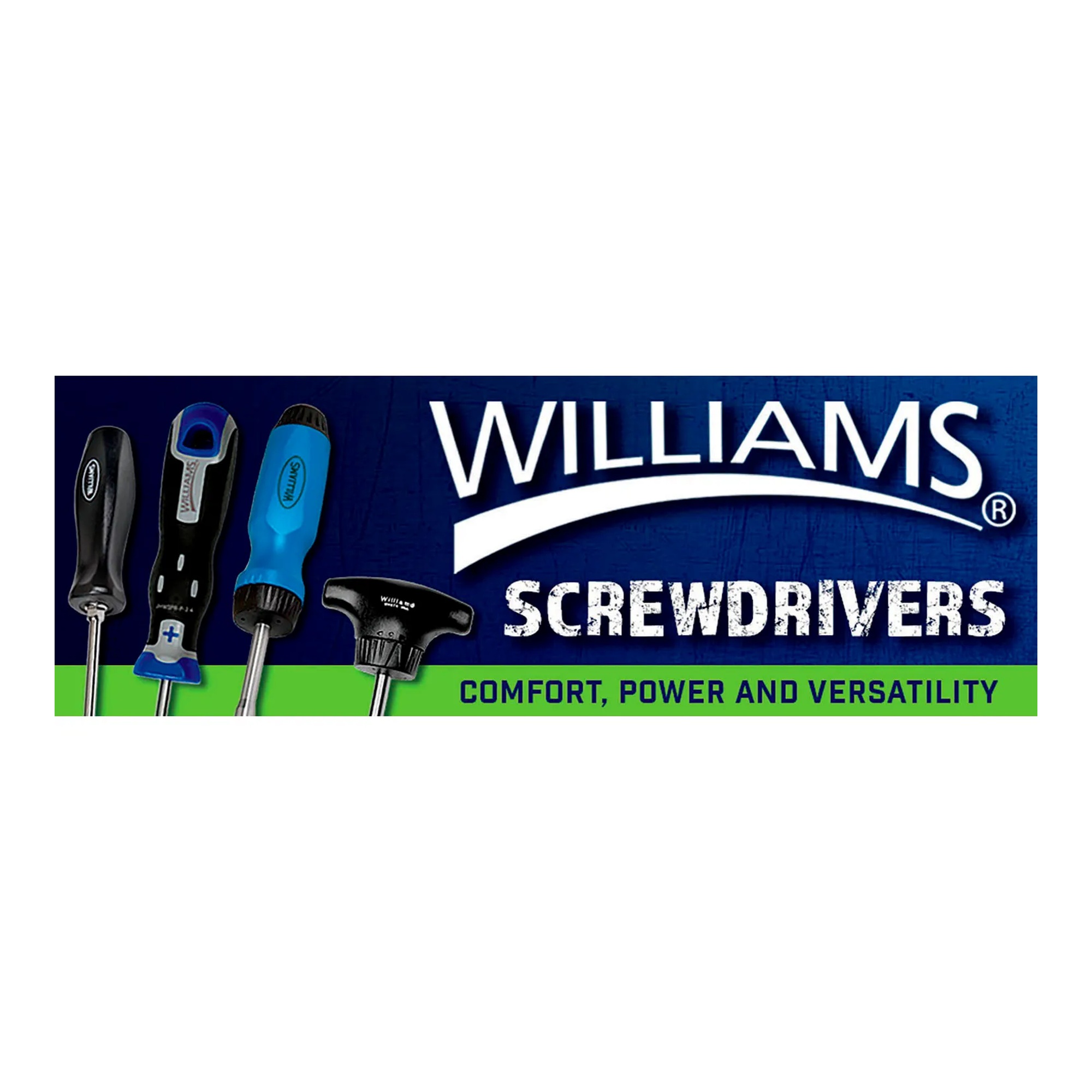 #4 Phillips screwdriver with 6-inch chrome blade and comfort-grip handle