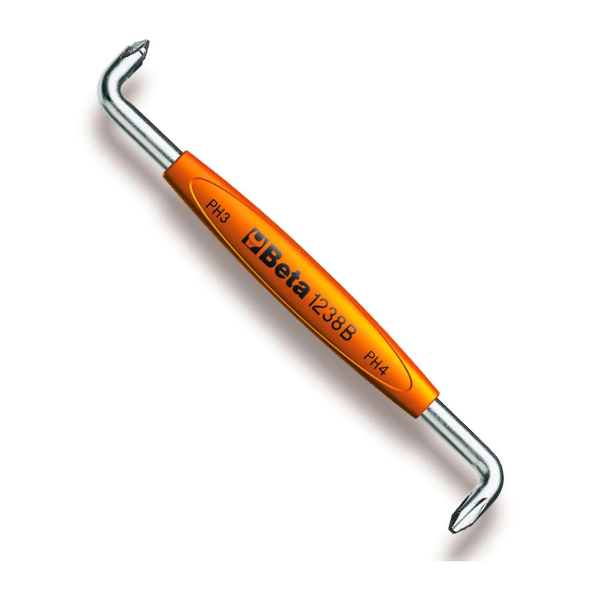 Offset Phillips Screwdriver with #1 and #2 Tips